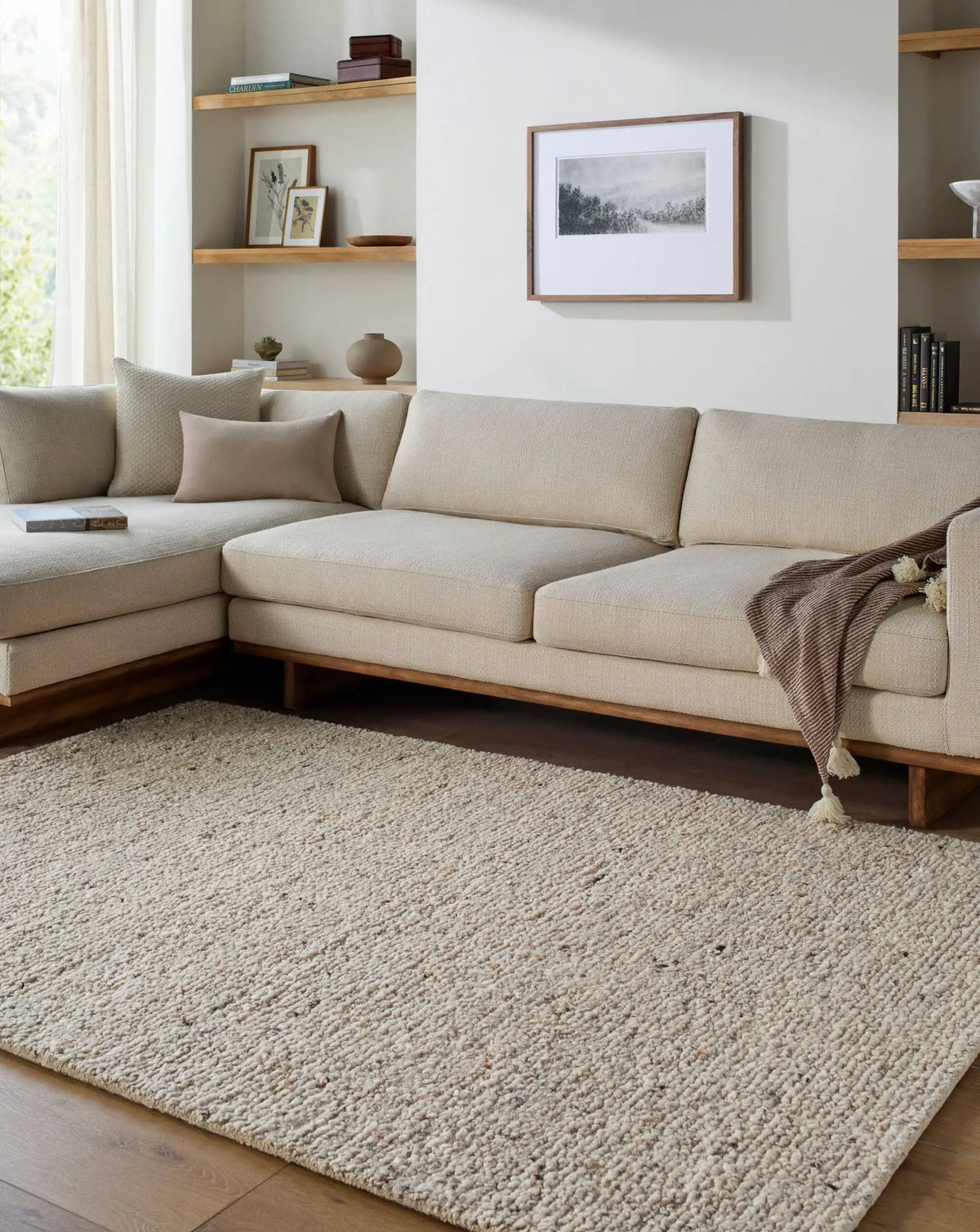 LIVABLISS Passion PAN-2301 Beige Area Rug