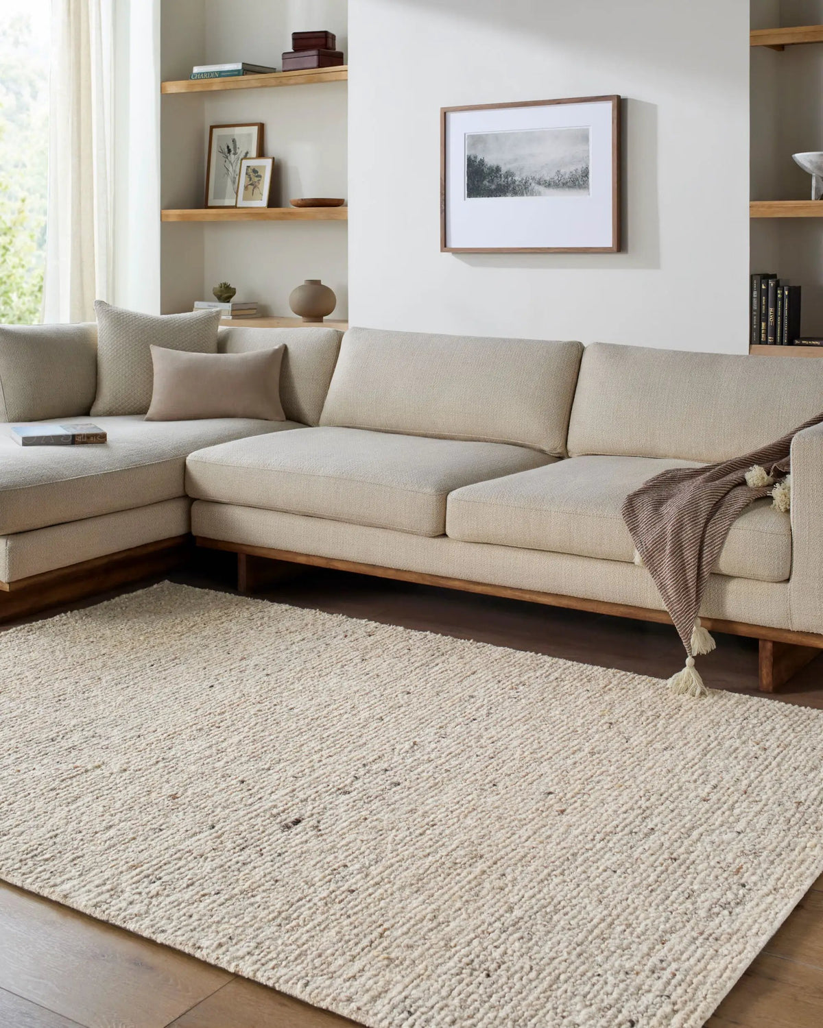 LIVABLISS Passion PAN-2302 Cream Area Rug