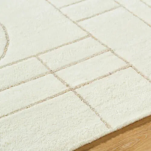 Portobello PBO-2313 Ivory Area Rug by LIVABLISS