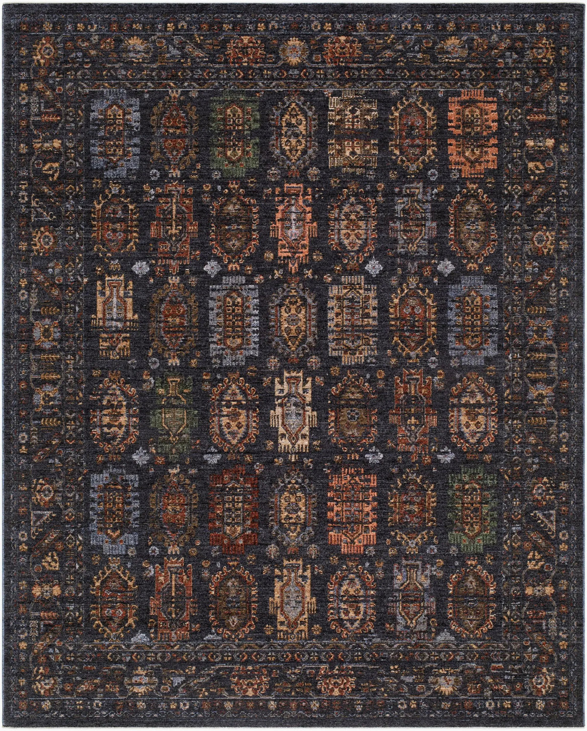 LIVABLISS Pacific PCF-2300 Midnight-Blue Area Rug