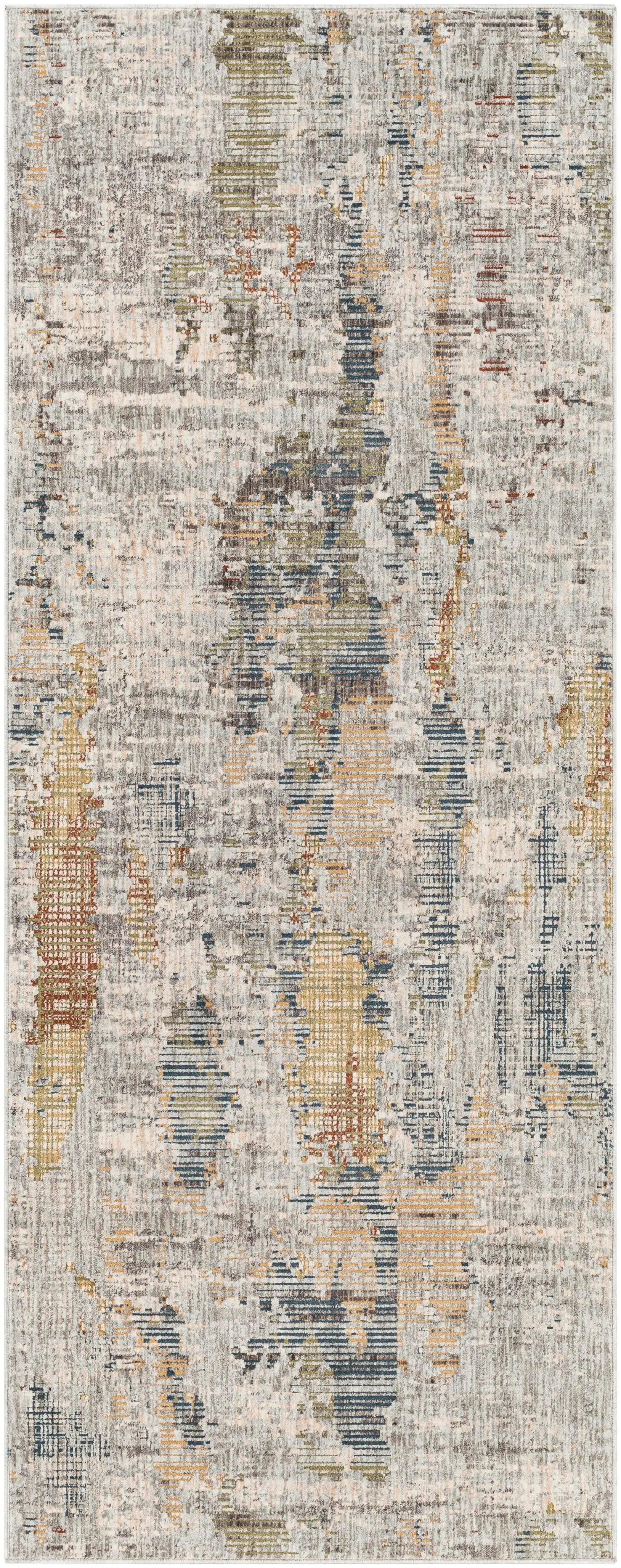 Presidential PDT-2306 Light-Olive Area Rug by LIVABLISS