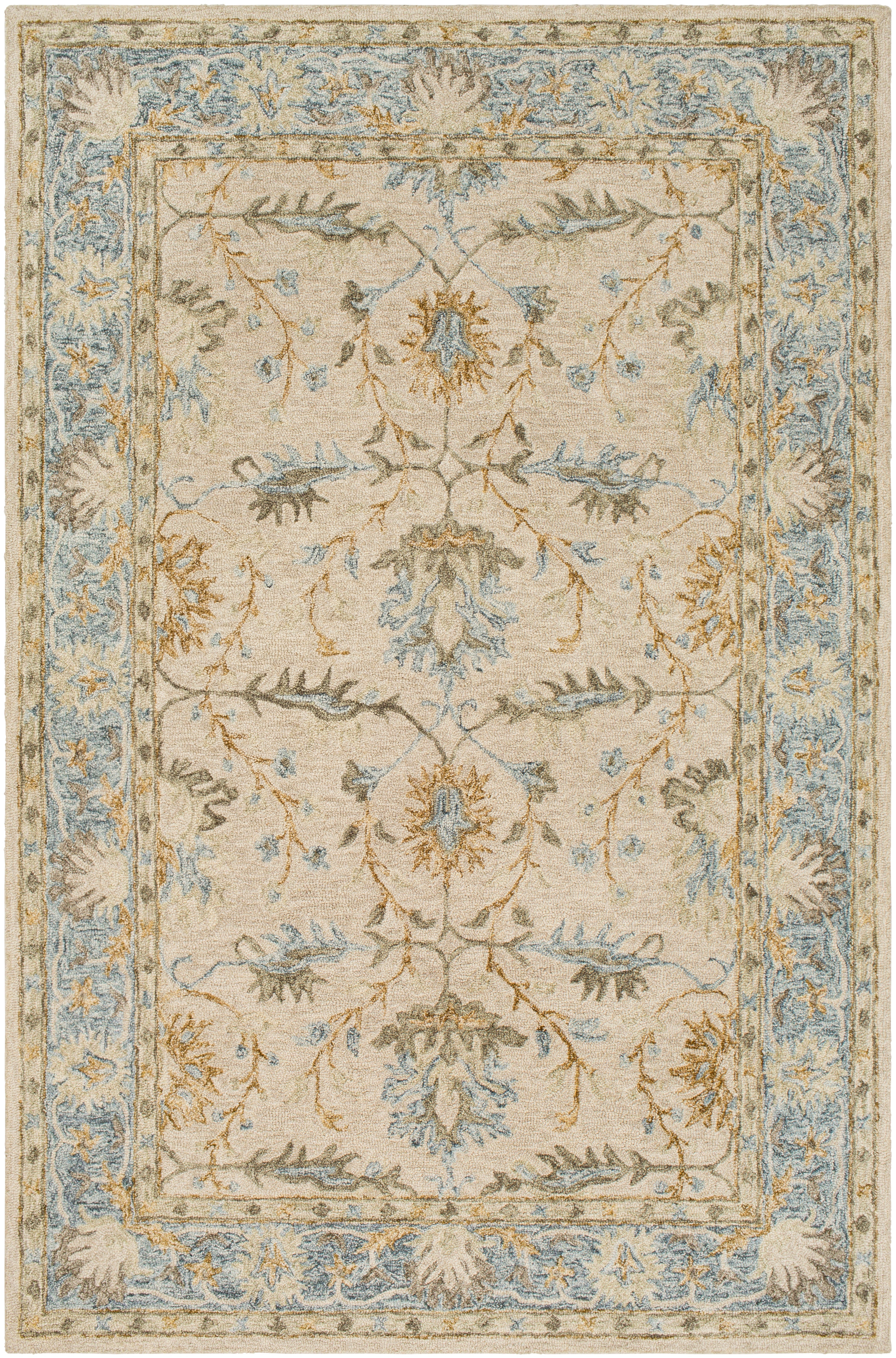 Surya Panipat PNP-2308 Pale Blue Area Rug by LIVABLISS