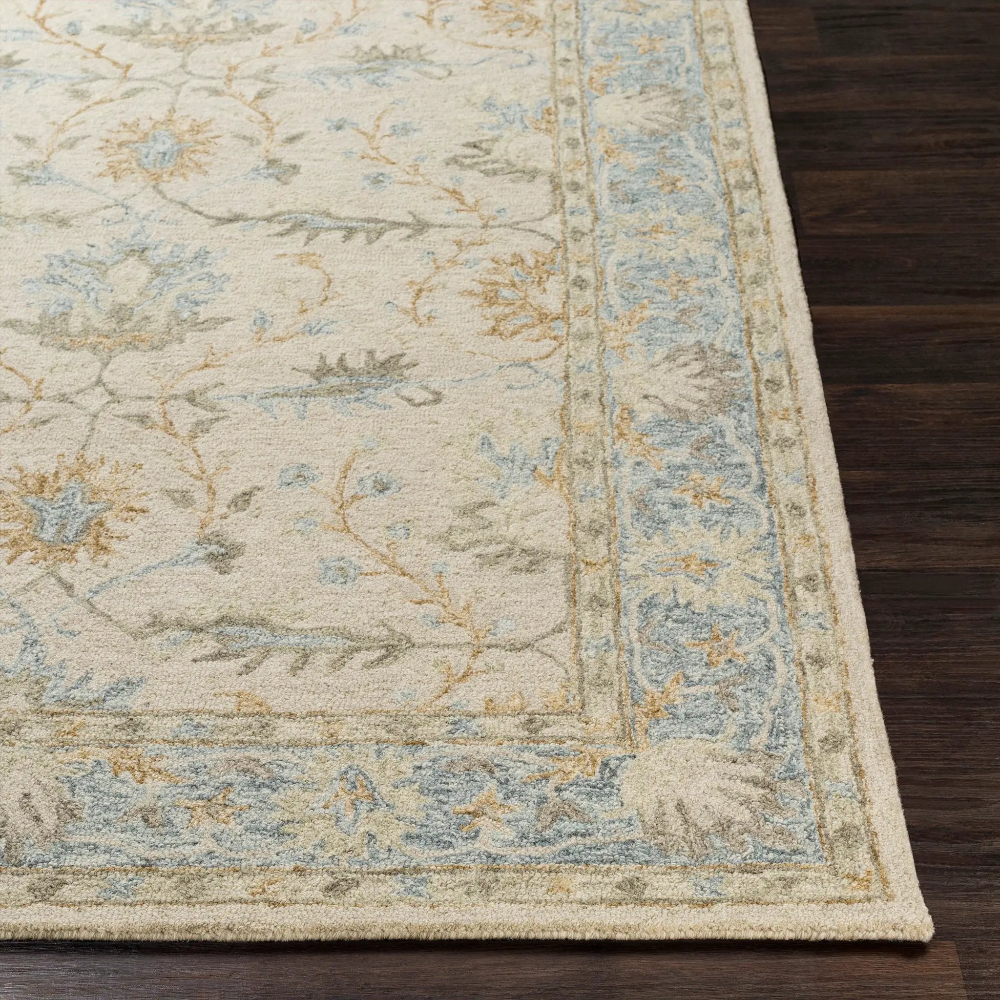Panipat PNP-2308 Pale-Blue Area Rug by LIVABLISS