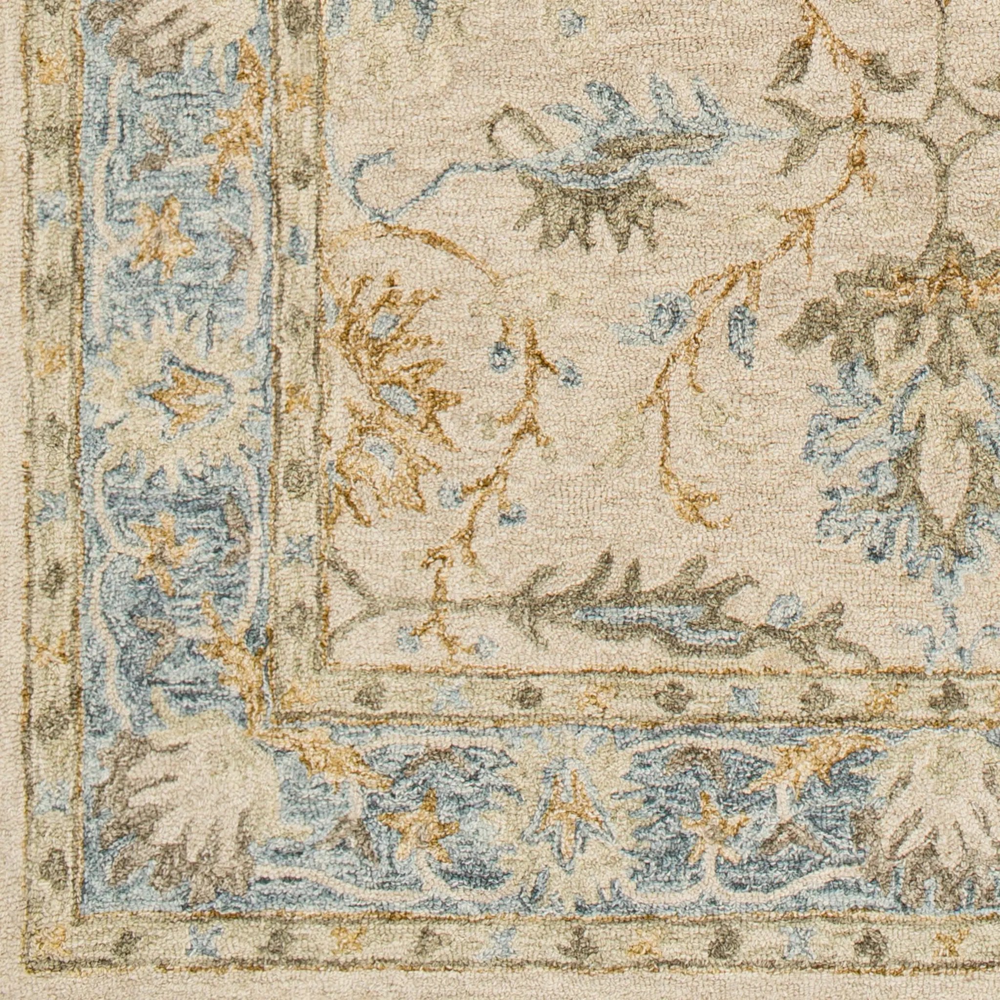 Panipat PNP-2308 Pale-Blue Area Rug by LIVABLISS
