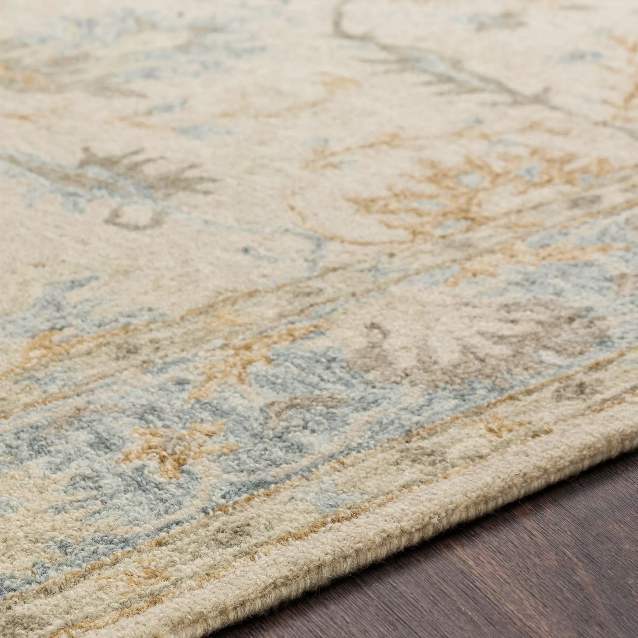 Panipat PNP-2308 Pale-Blue Area Rug by LIVABLISS