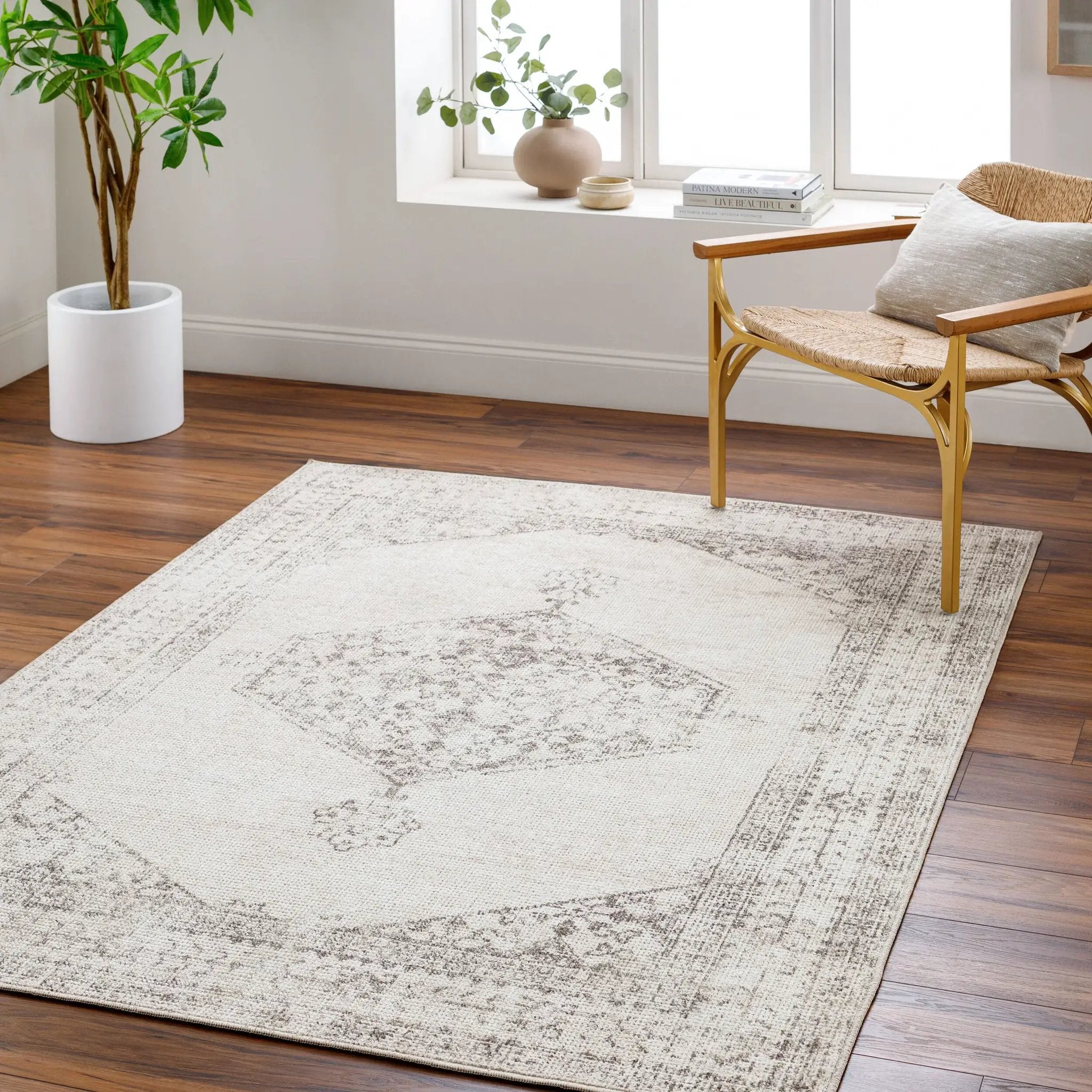 Olympic PNWOL-2300 Tan Area Rug by Our PNW Home x LIVABLISS