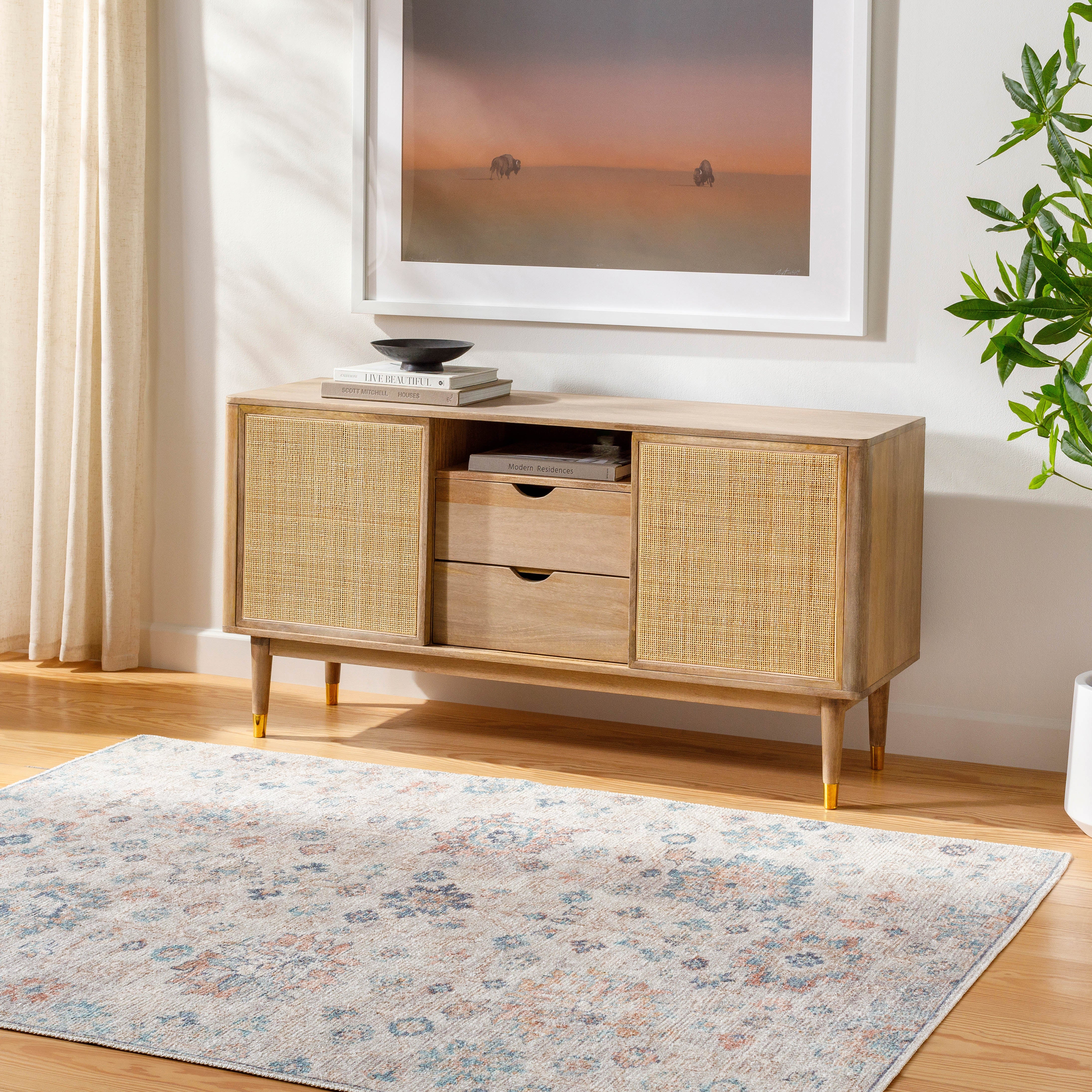 Our PNW Home Olympic PNWOL-2301 Gray Area Rug by LIVABLISS
