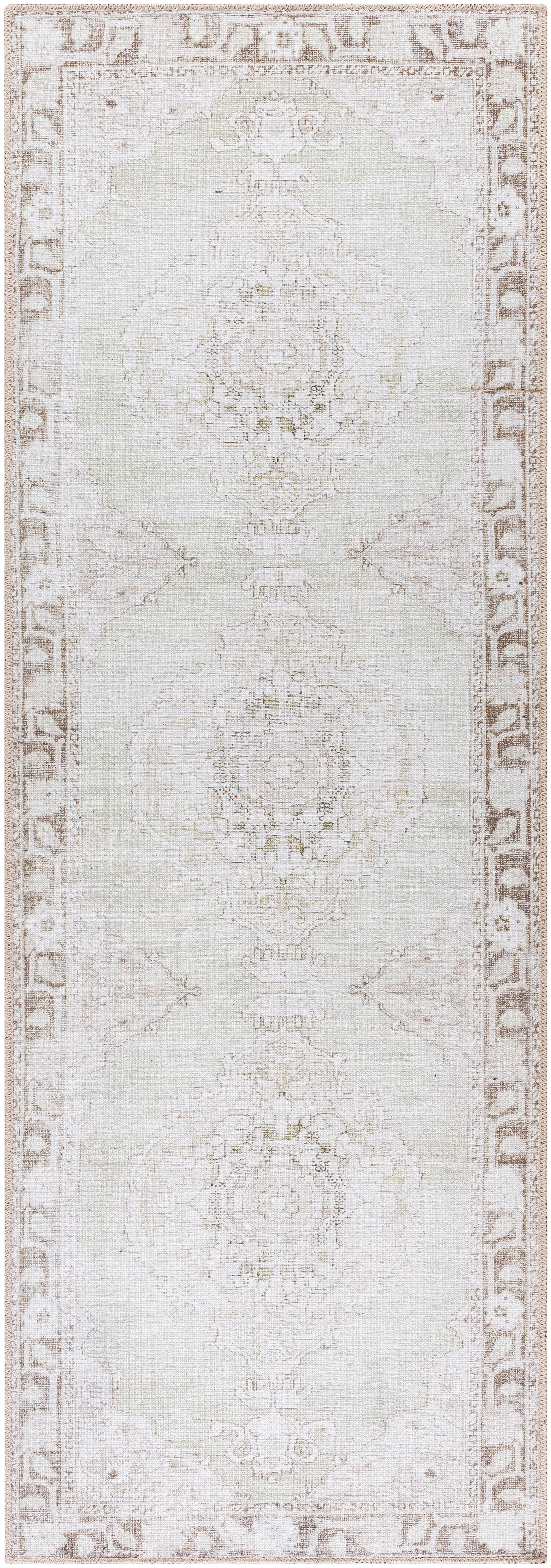 Our PNW Home Rainier PNWRN-2300 Light Sage Machine Washable Area Rug by LIVABLISS