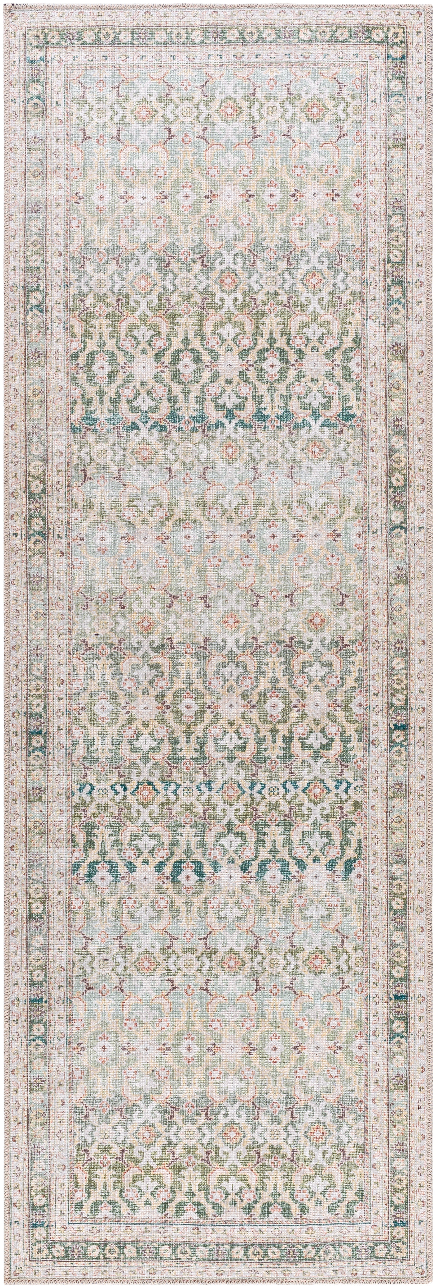 Our PNW Home Rainier PNWRN-2304 Olive Machine Washable Area Rug by LIVABLISS