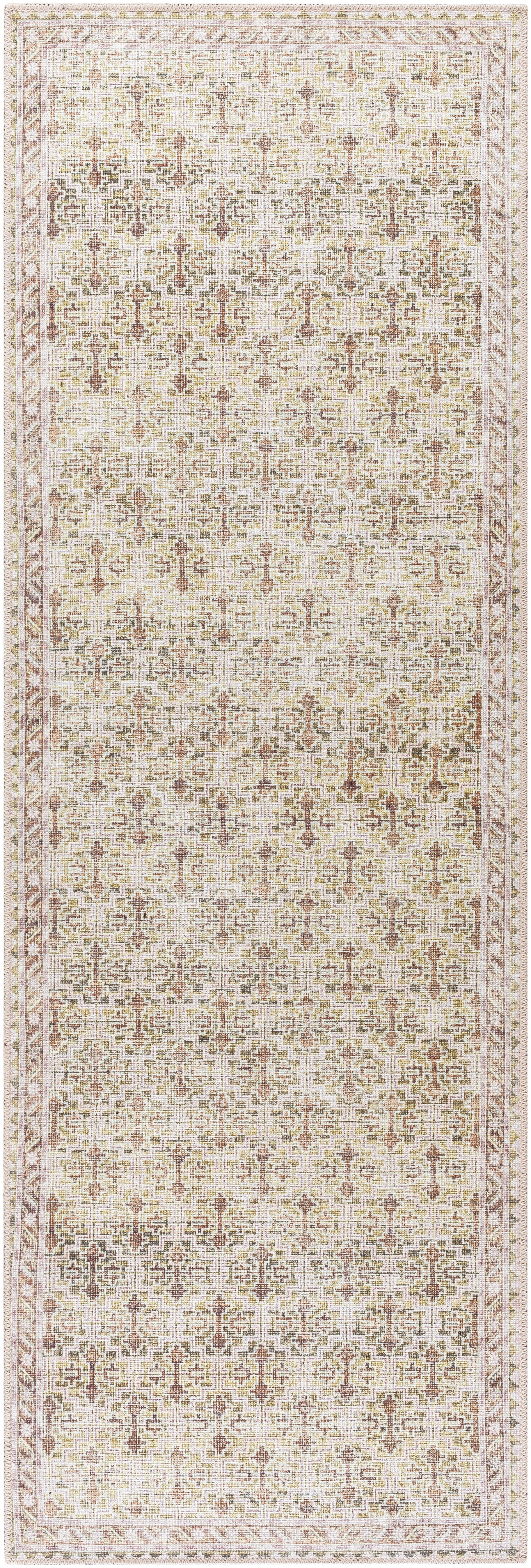Our PNW Home Rainier PNWRN-2305 Olive Machine Washable Area Rug by LIVABLISS