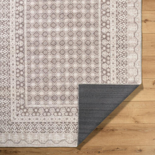 Our PNW Home Rainier PNWRN-2310 Light Brown Machine Washable Area Rug by LIVABLISS