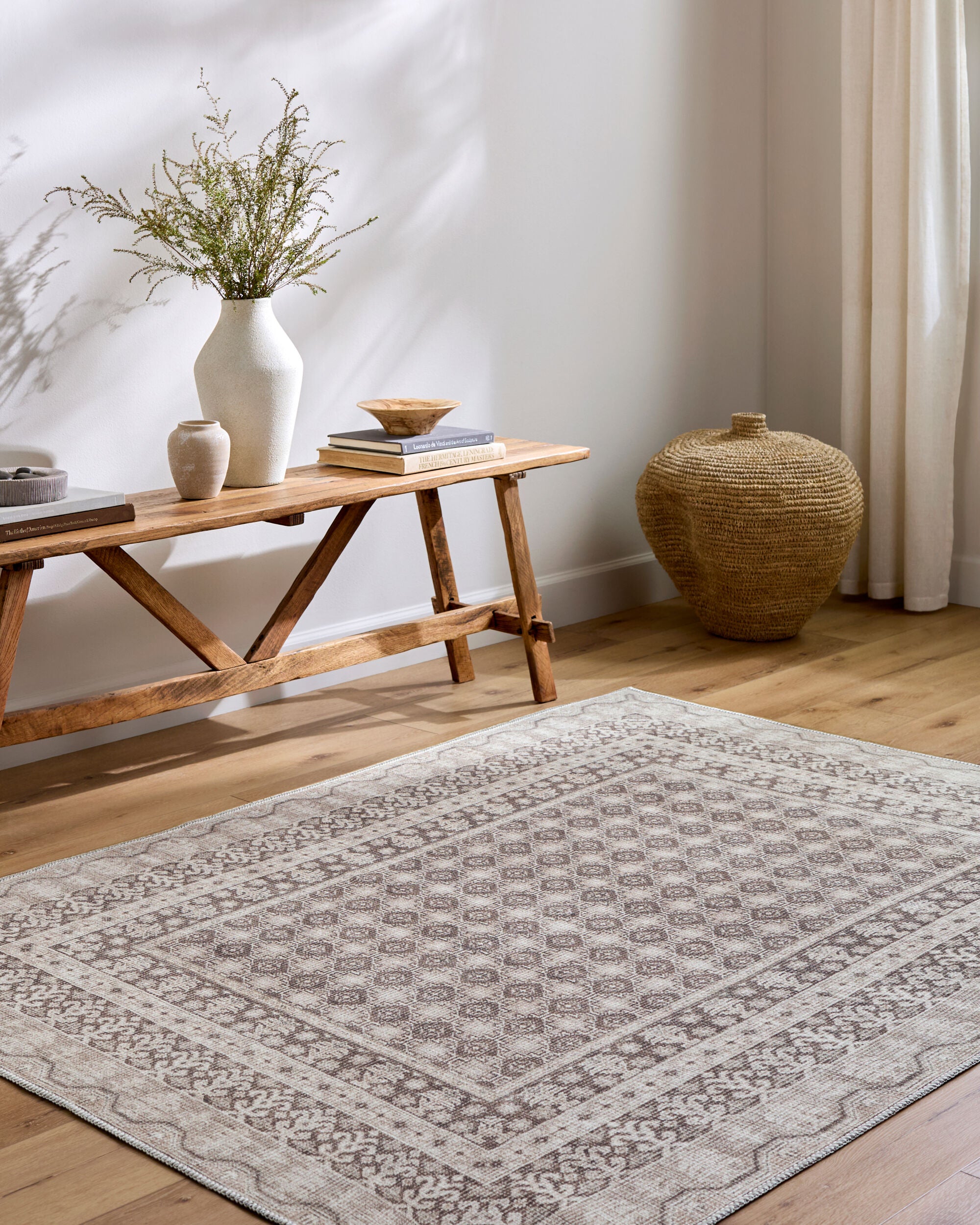 Rainier PNWRN-2310 Light-Brown Area Rug