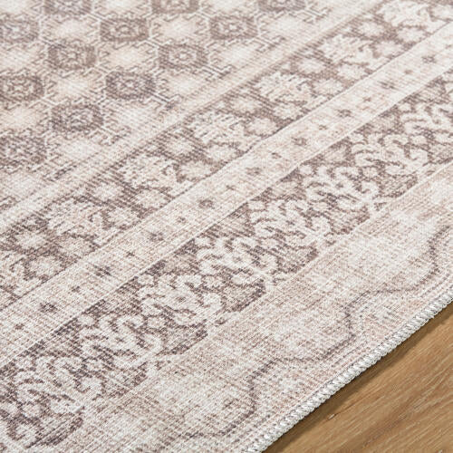 Our PNW Home Rainier PNWRN-2310 Light Brown Machine Washable Area Rug by LIVABLISS