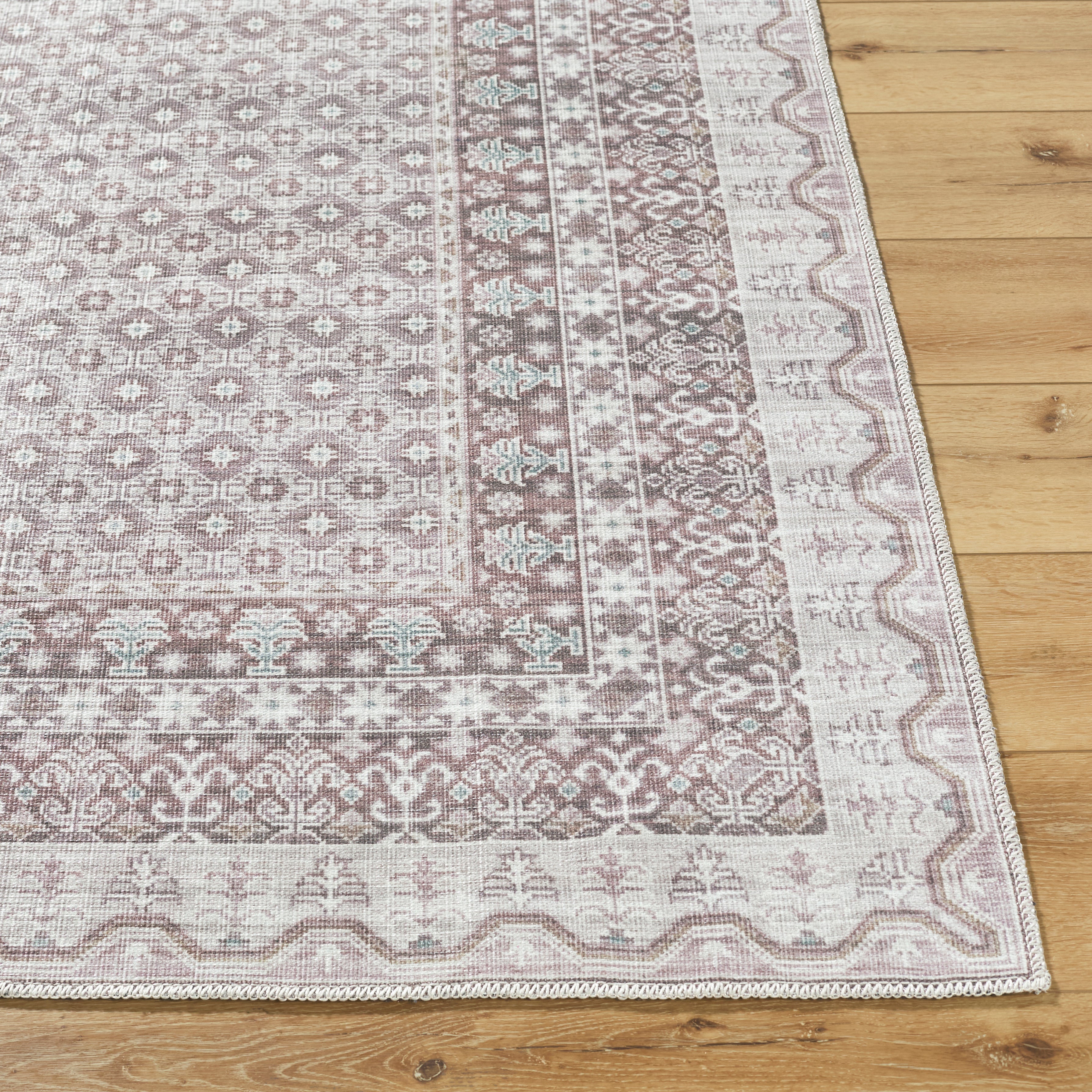 Our PNW Home Rainier PNWRN-2312 Light Gray Machine Washable Area Rug by LIVABLISS