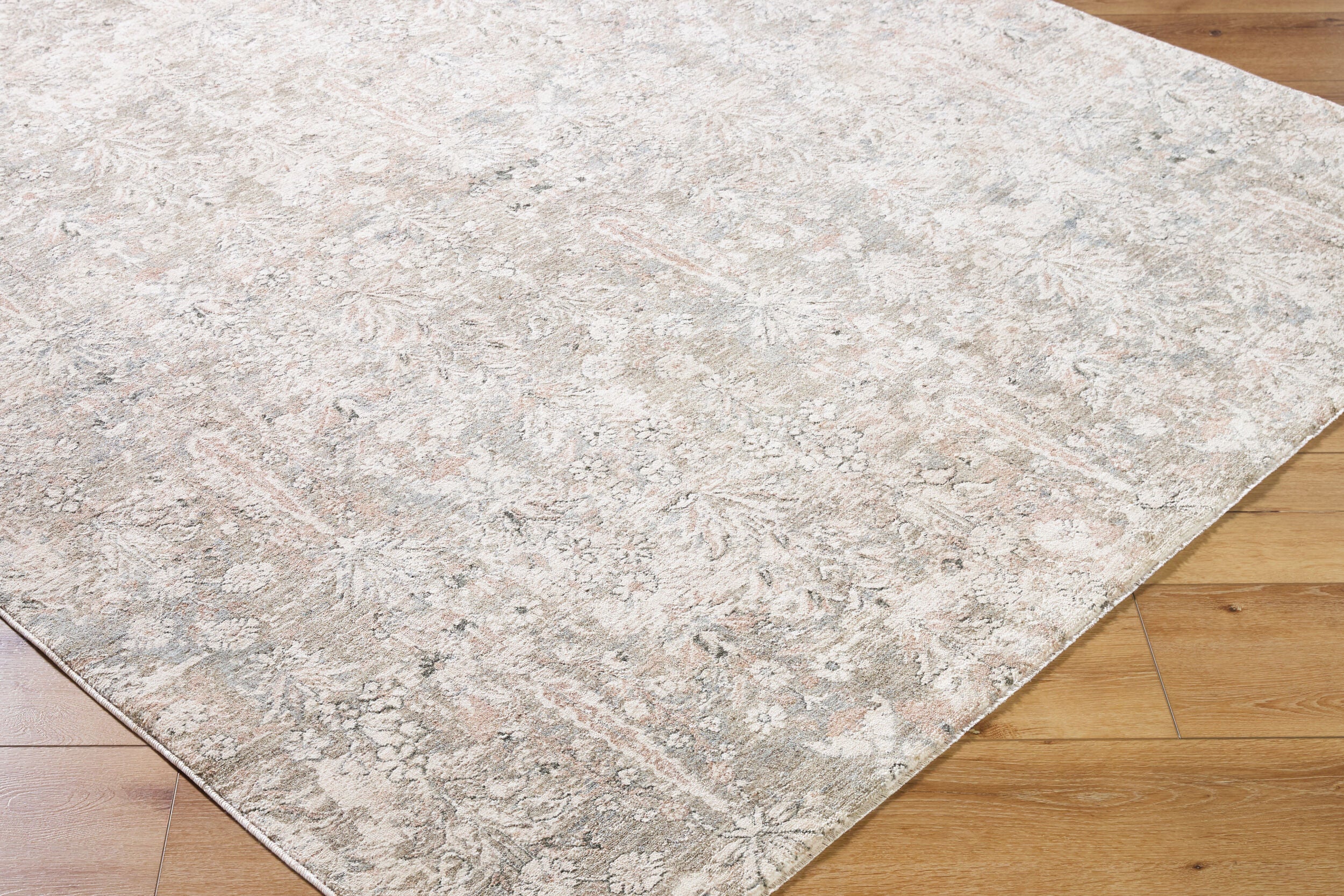 Livabliss Poetry POI-2300 Cream Area Rug by LIVABLISS