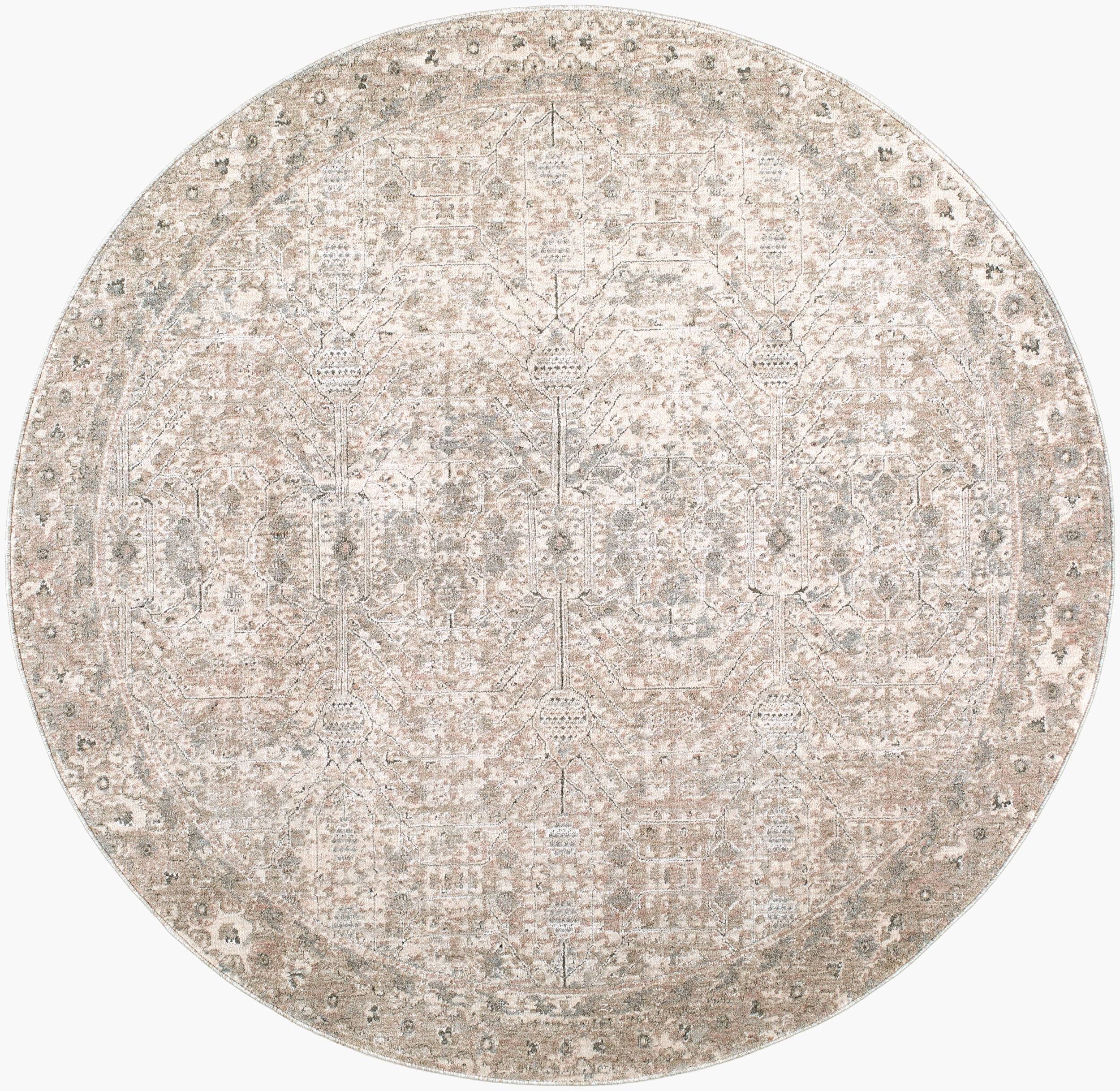 Livabliss Poetry POI-2302 Cream Area Rug by LIVABLISS