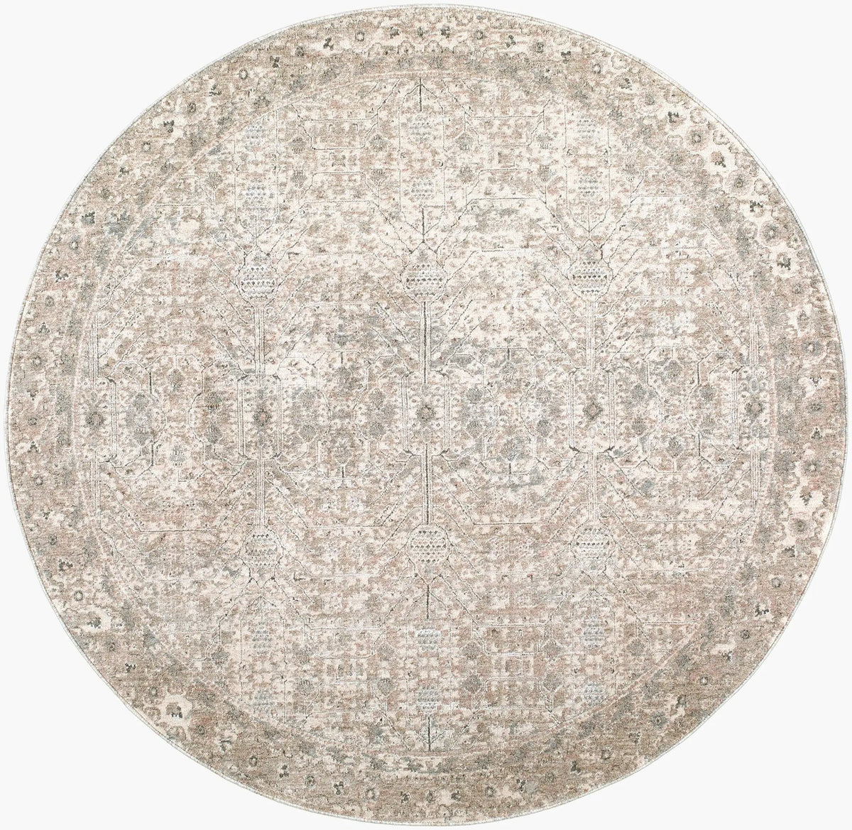 Poetry POI-2302 Cream Area Rug by LIVABLISS