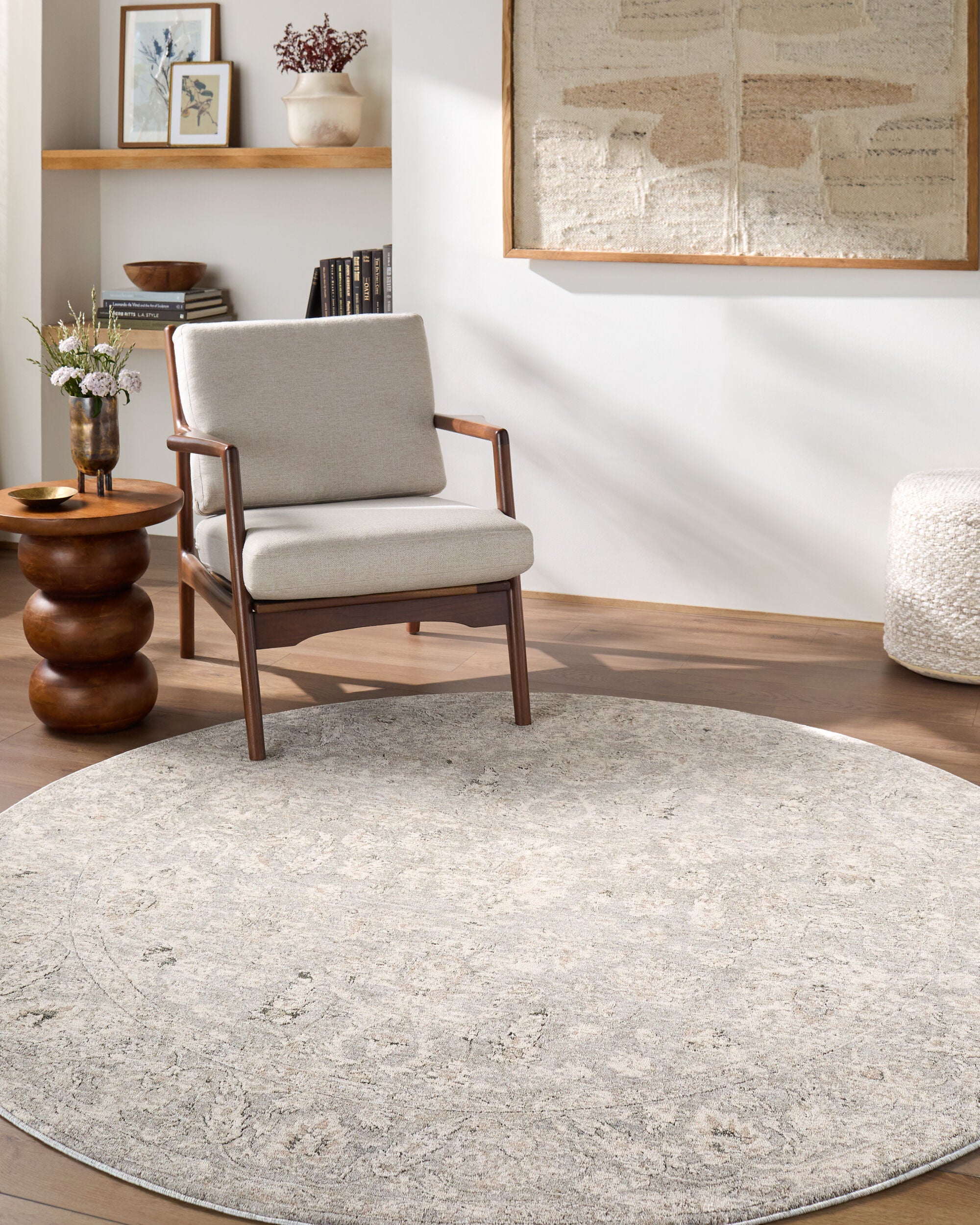 Livabliss Poetry POI-2303 Cream Area Rug