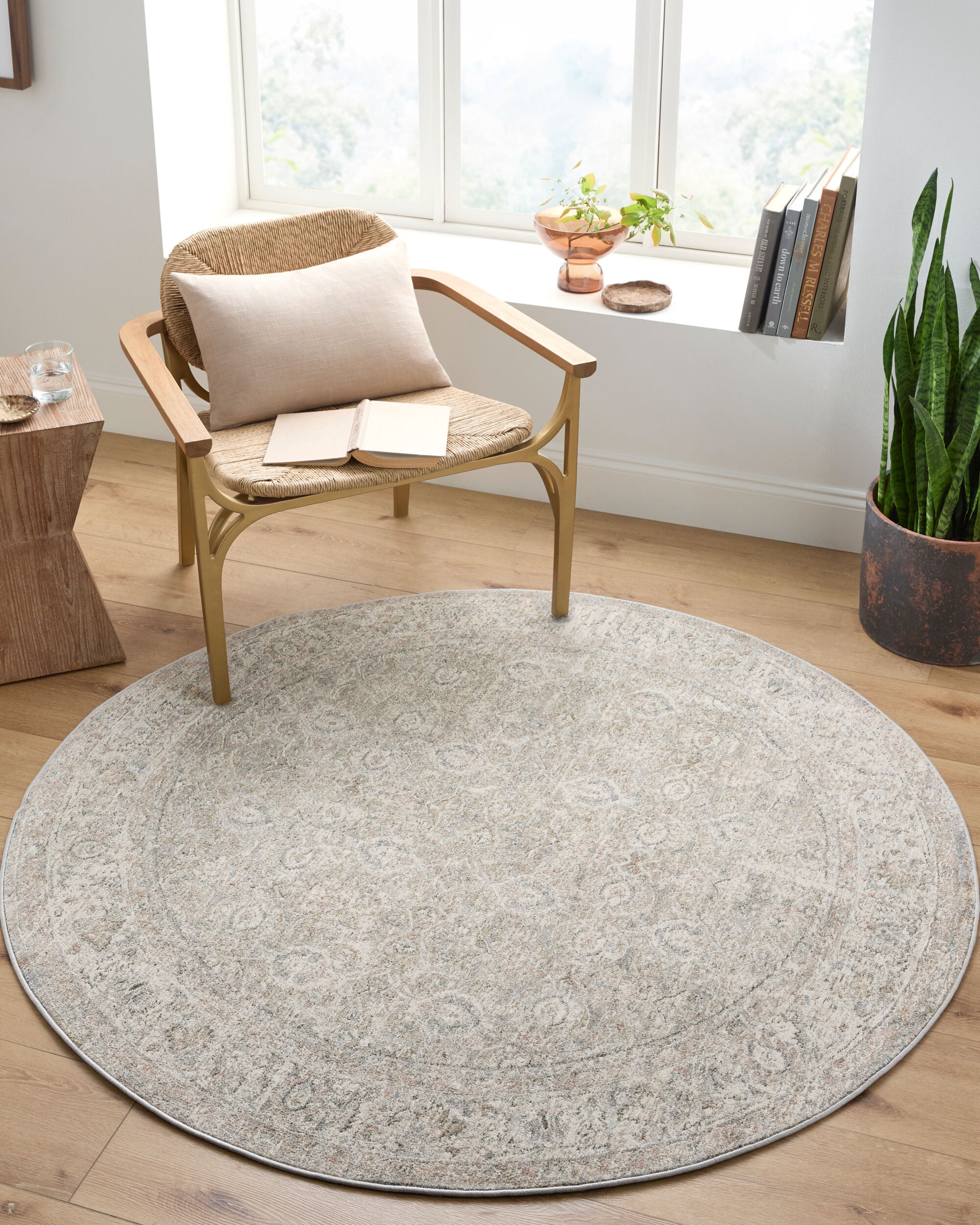 Livabliss Poetry POI-2307 Cream Area Rug