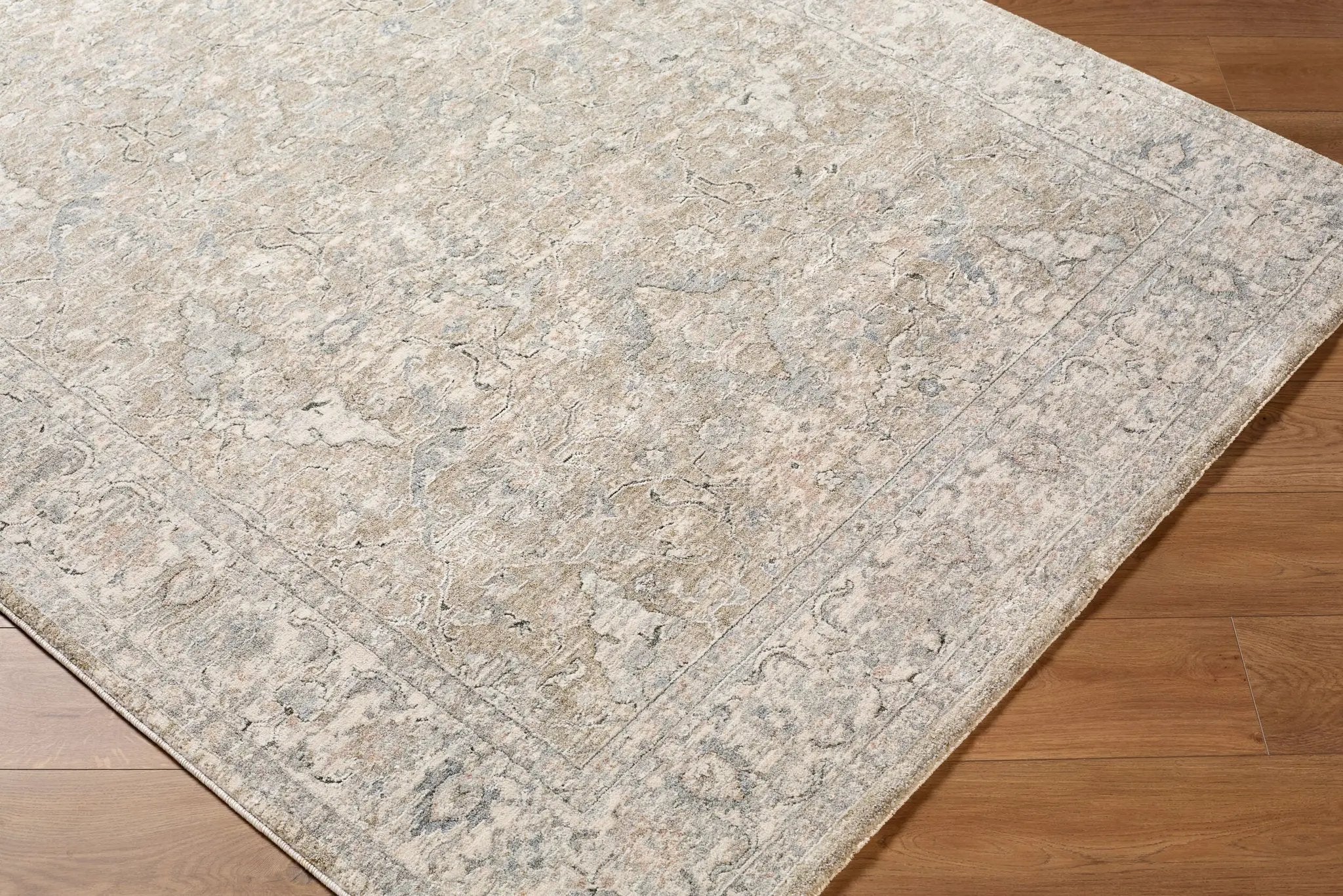 Poetry POI-2308 Cream Area Rug by LIVABLISS