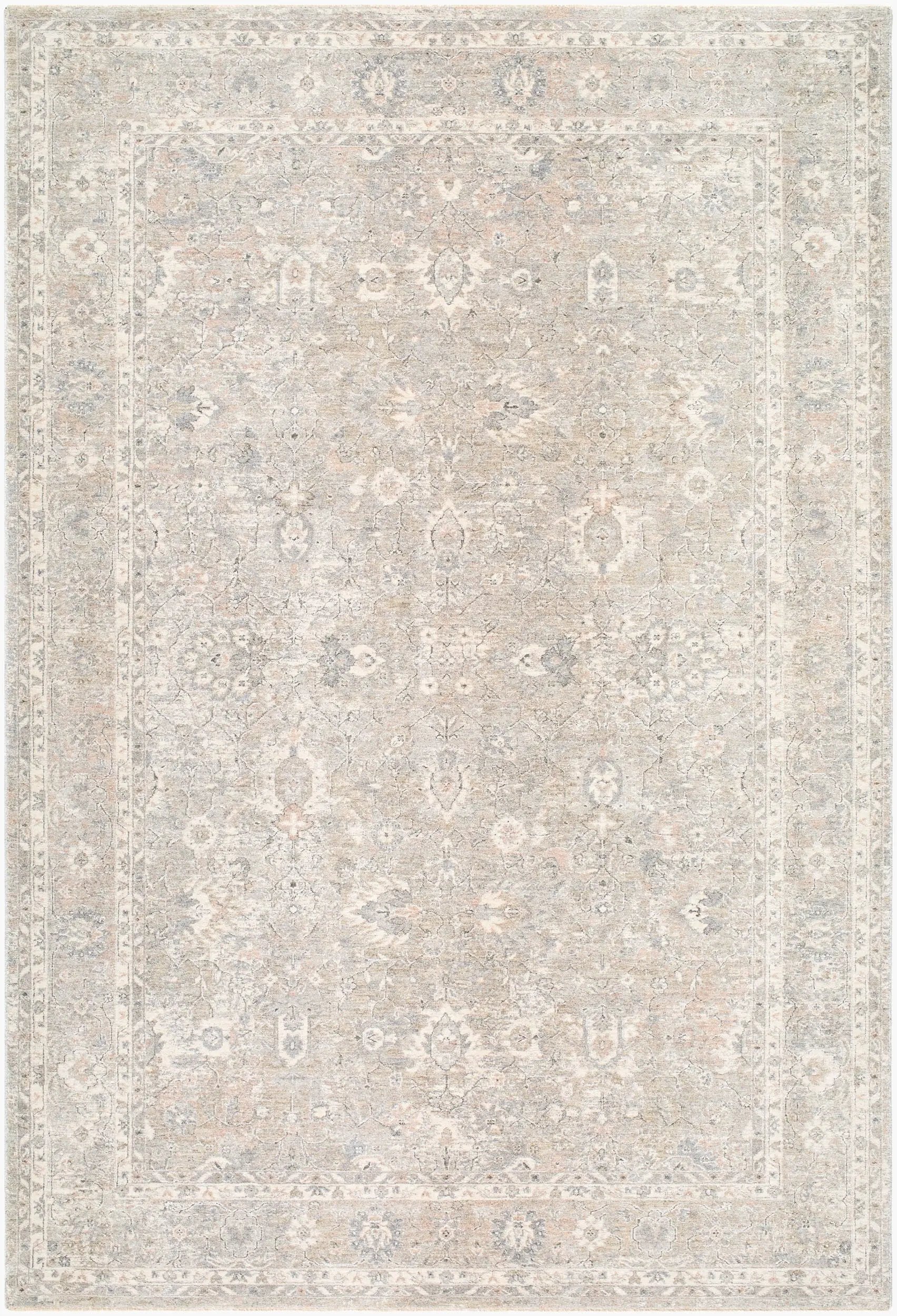 Poetry POI-2313 Cream Area Rug by LIVABLISS