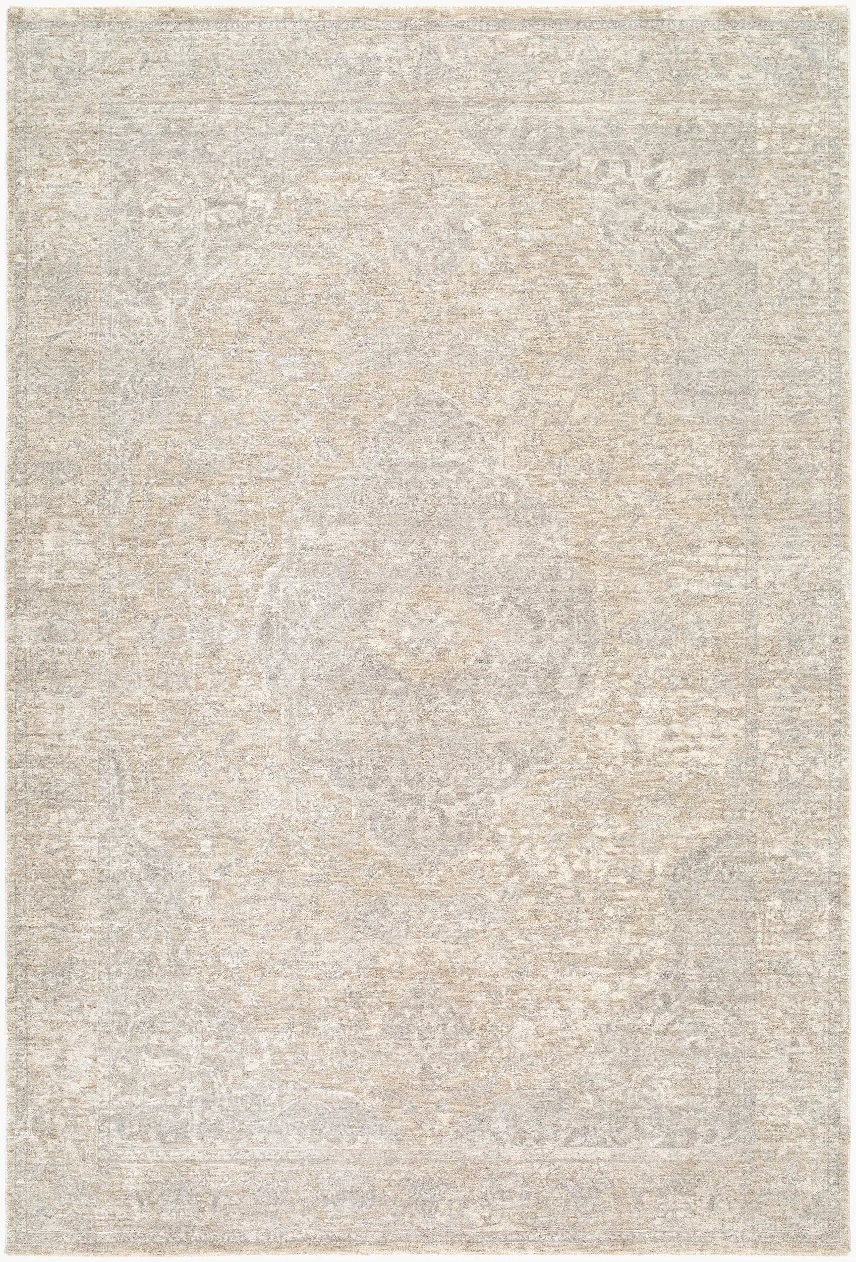 Poetry POI-2316 Light Beige Area Rug by LIVABLISS