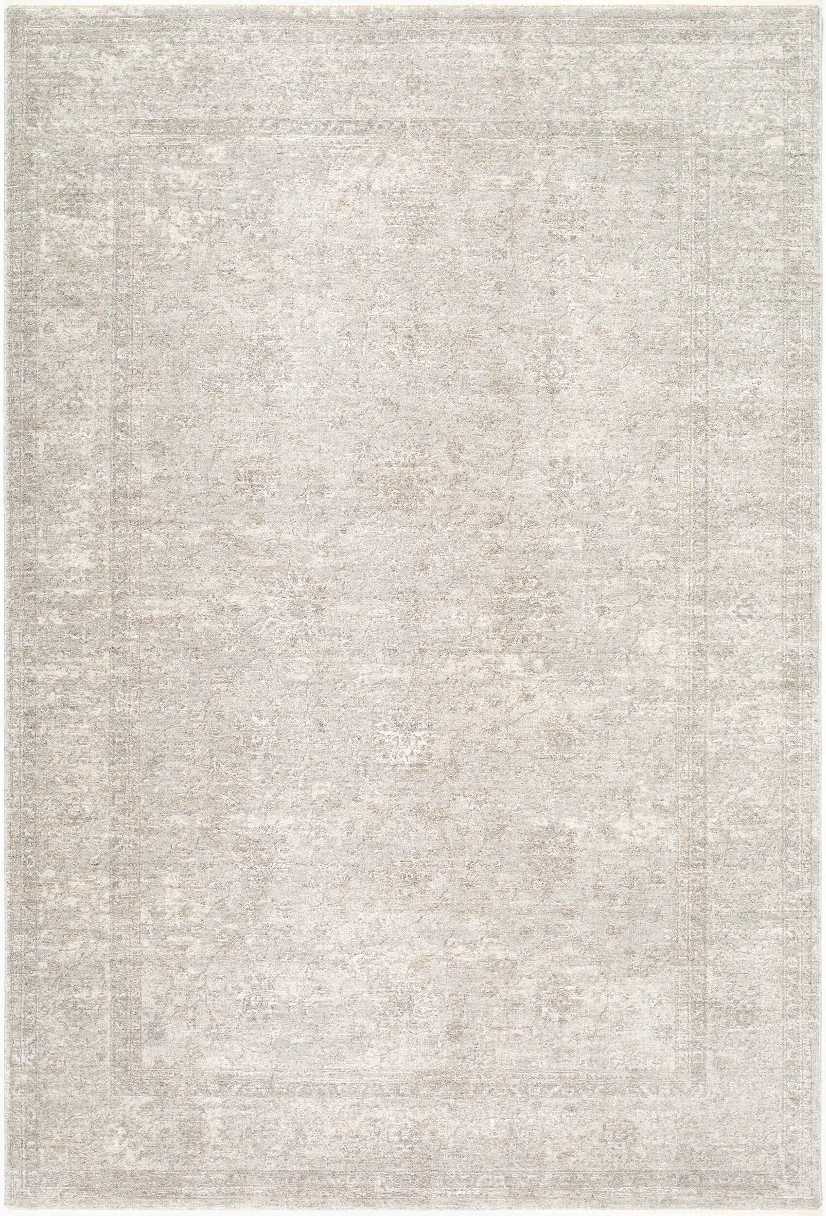 Poetry POI-2319 Light Gray Area Rug by LIVABLISS