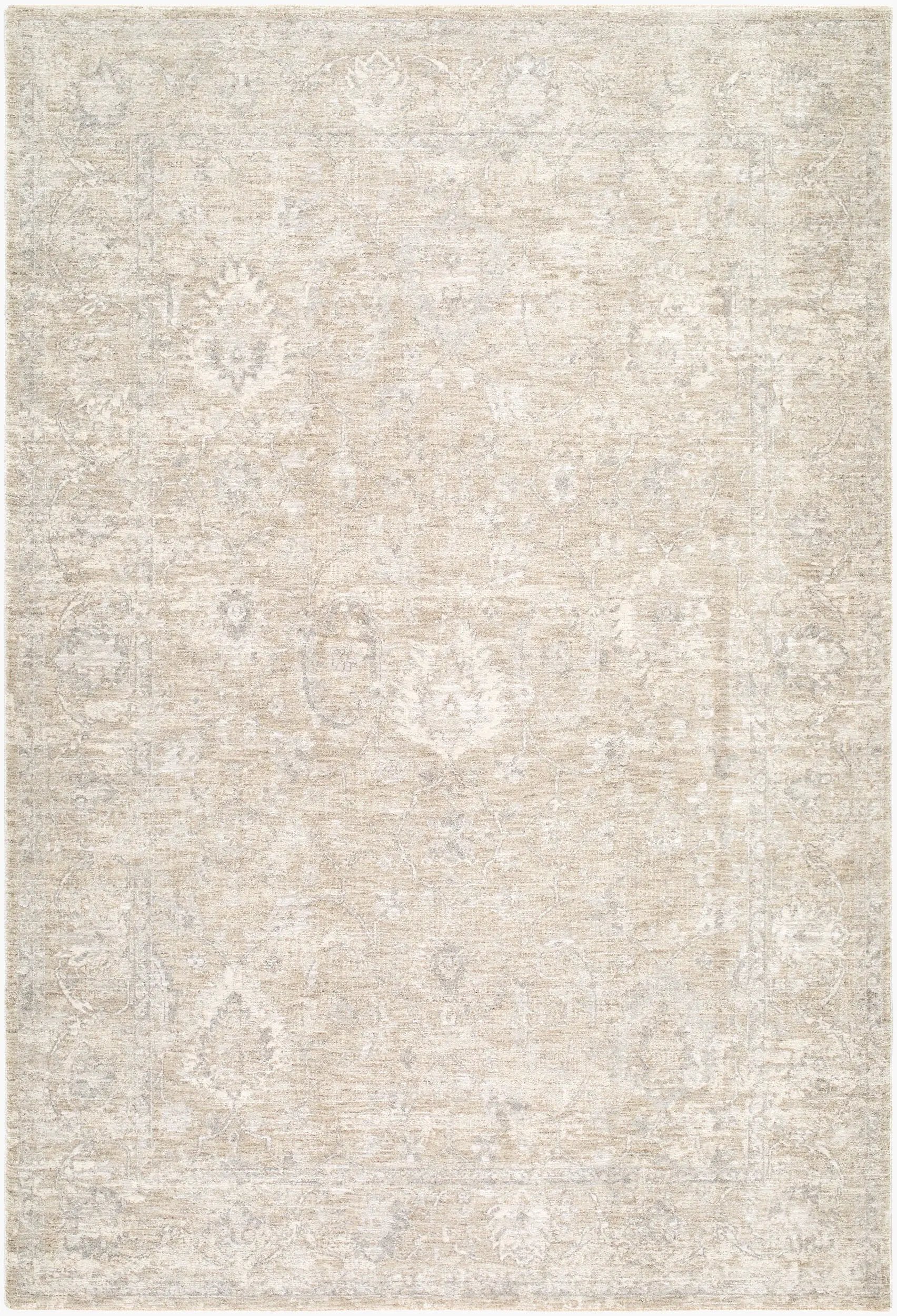 Poetry POI-2320 Light Beige Area Rug by LIVABLISS
