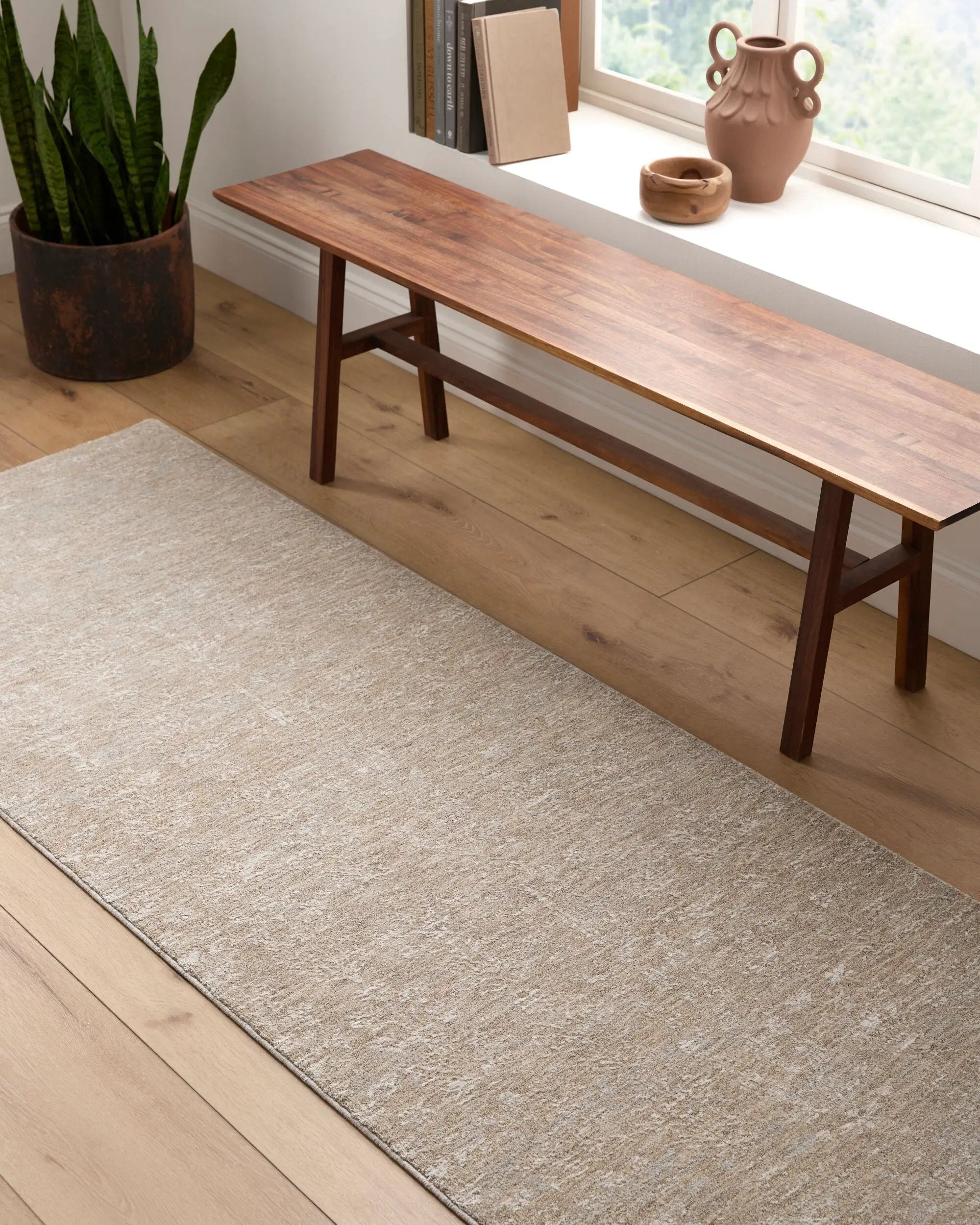 Poet POT-2300 Slate Area Rug by LIVABLISS