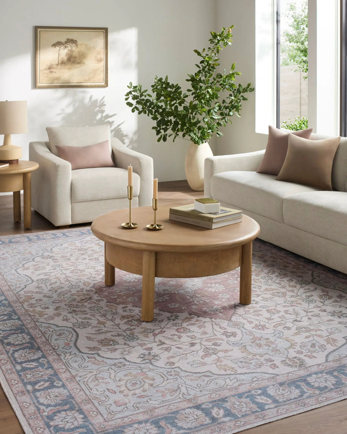 Patricia Rodi x LIVABLISS Avra PRAV-2300 Dusty-Rose Area Rug