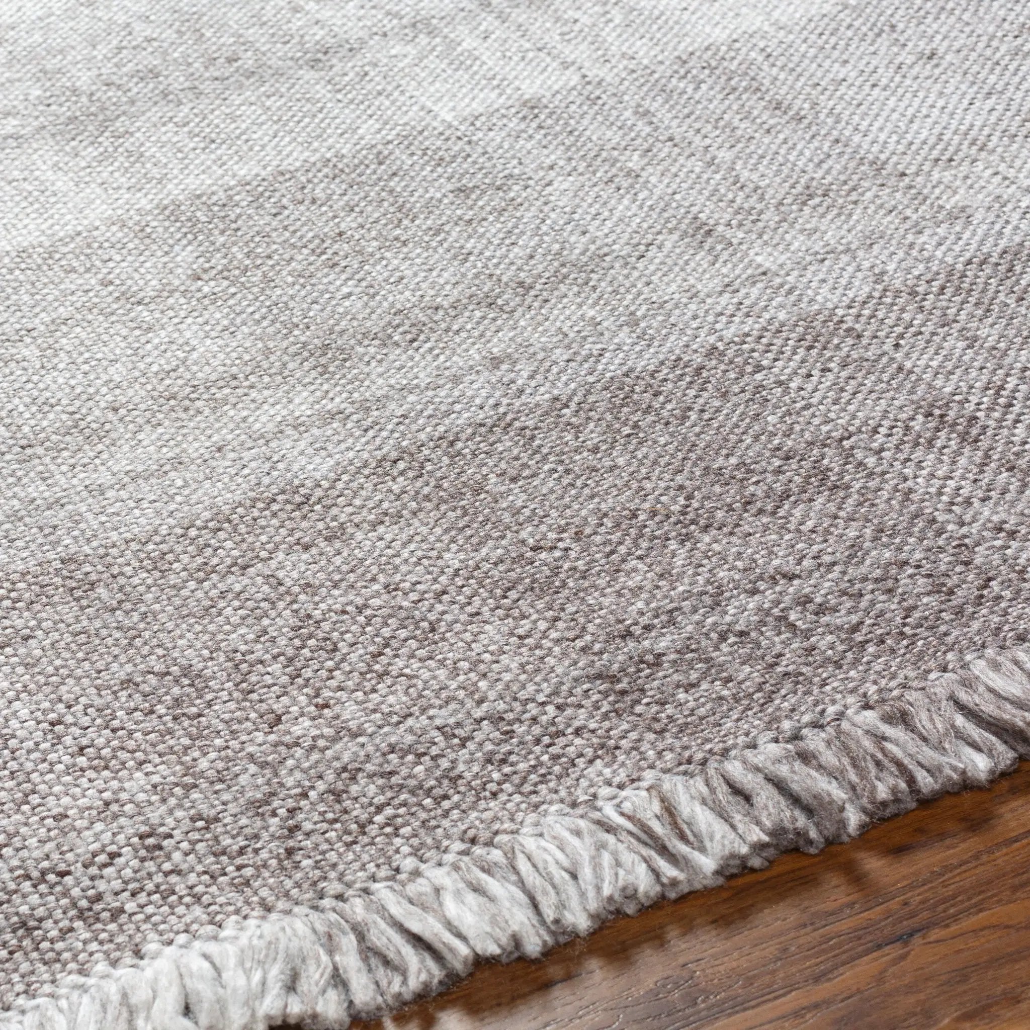 Primrose PRM-2307 Dark-Brown Area Rug by LIVABLISS