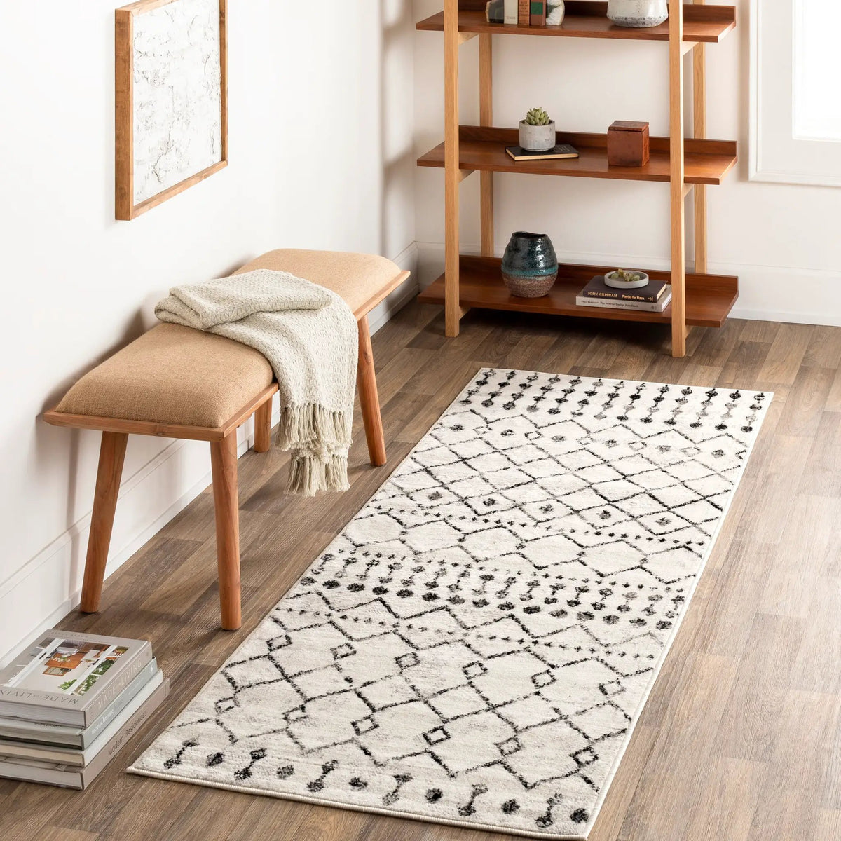 LIVABLISS Pisa PSS-2300 Black Area Rug