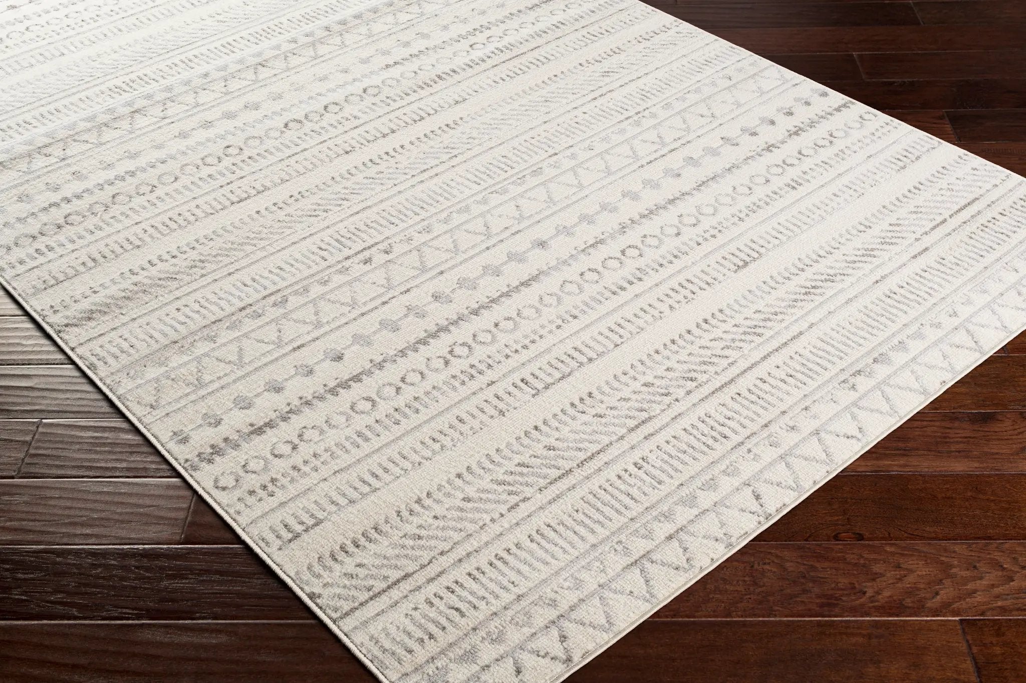 Pisa PSS-2304 Medium-Gray Area Rug by LIVABLISS