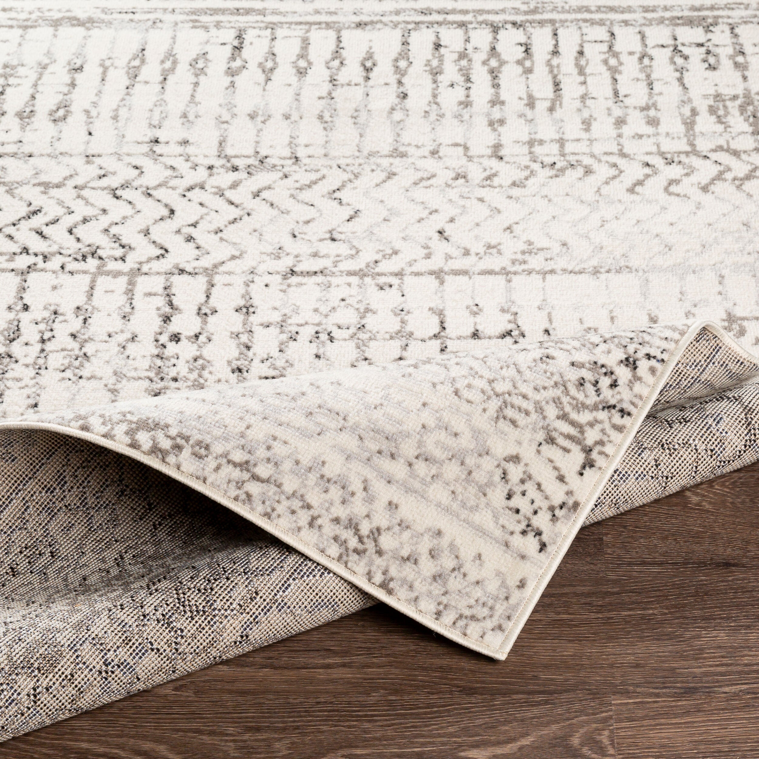 Surya Pisa PSS-2310 Charcoal Area Rug by LIVABLISS