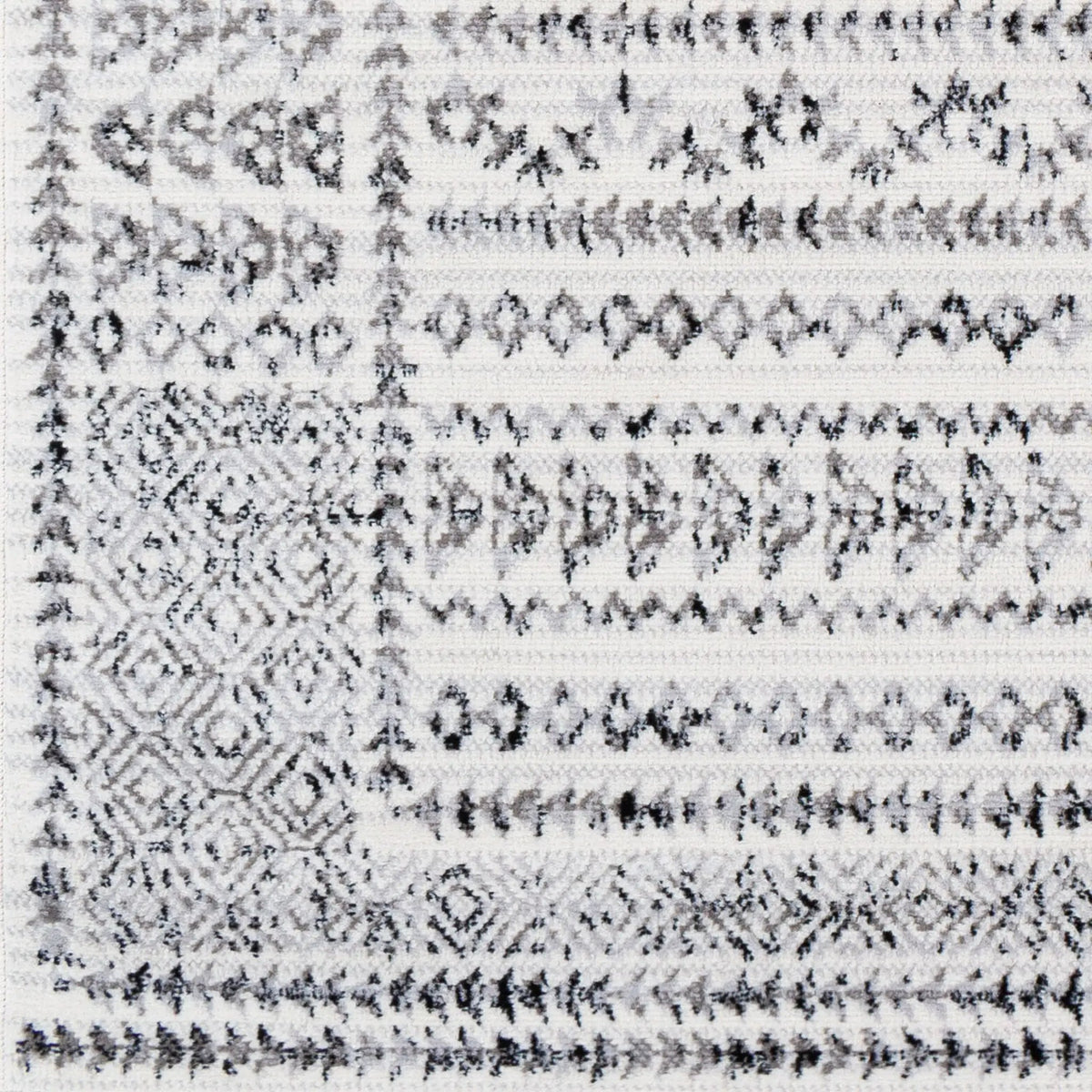 Pisa PSS-2313 Charcoal Area Rug by LIVABLISS