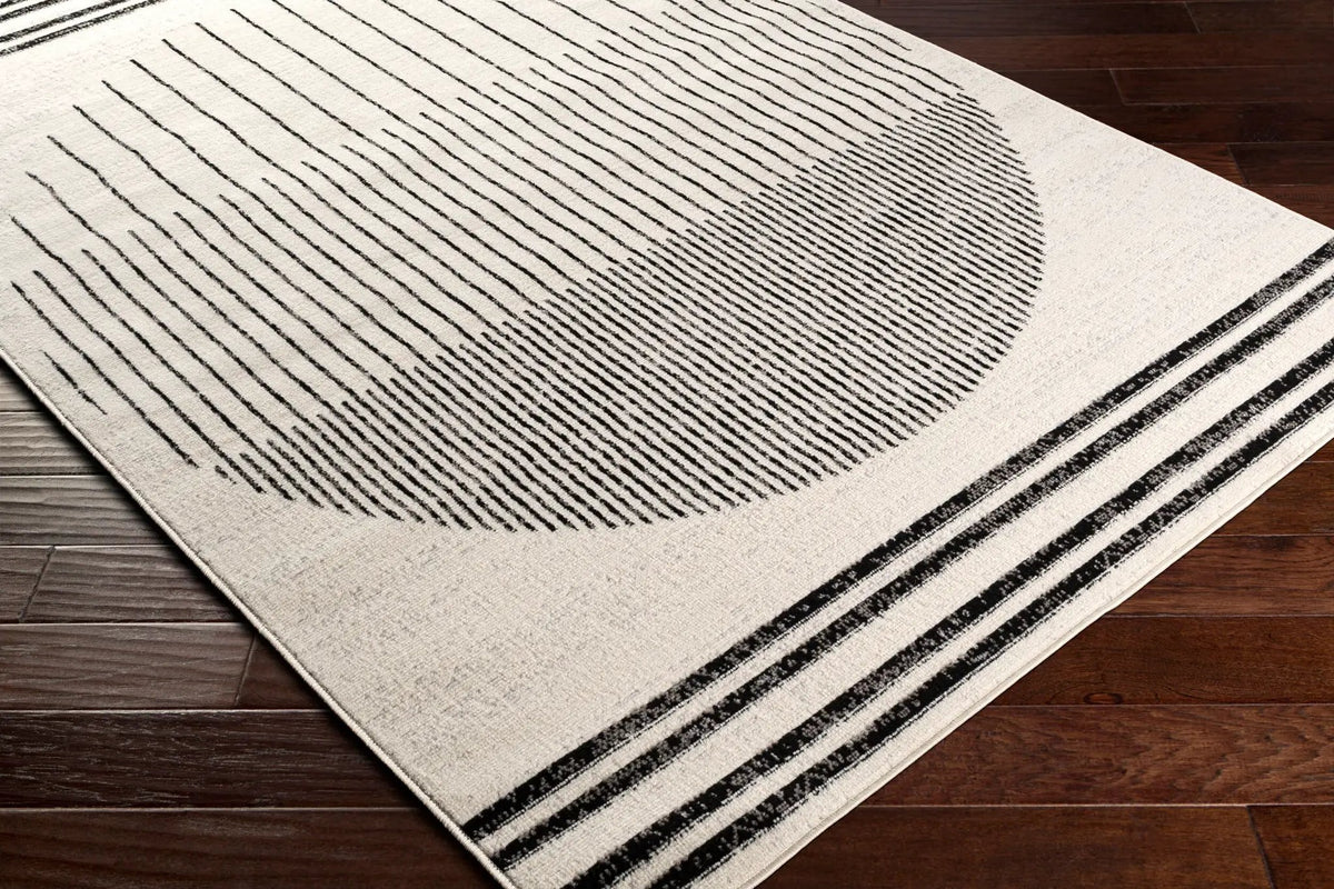 LIVABLISS Pisa PSS-2315 Black Area Rug