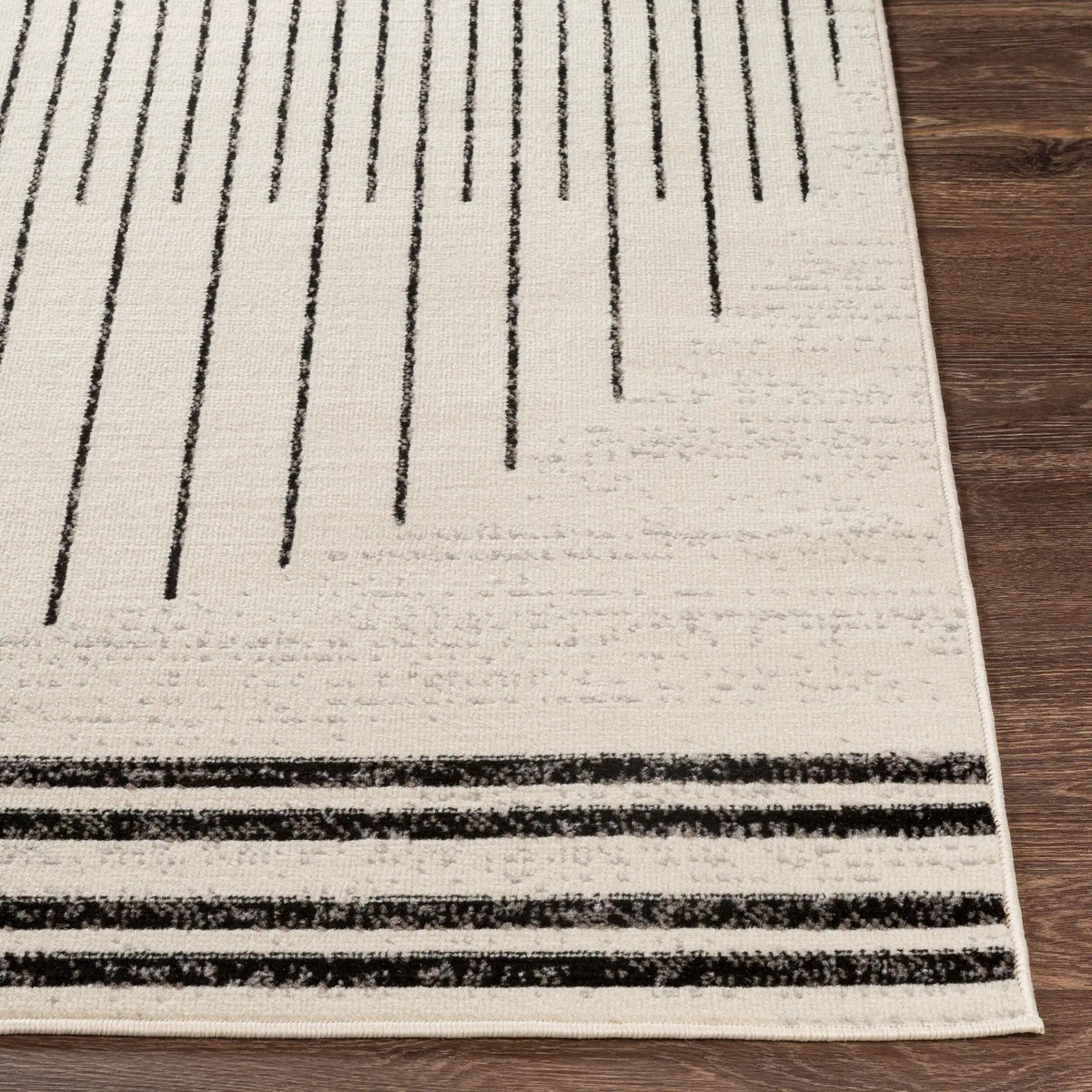 LIVABLISS Pisa PSS-2315 Black Area Rug