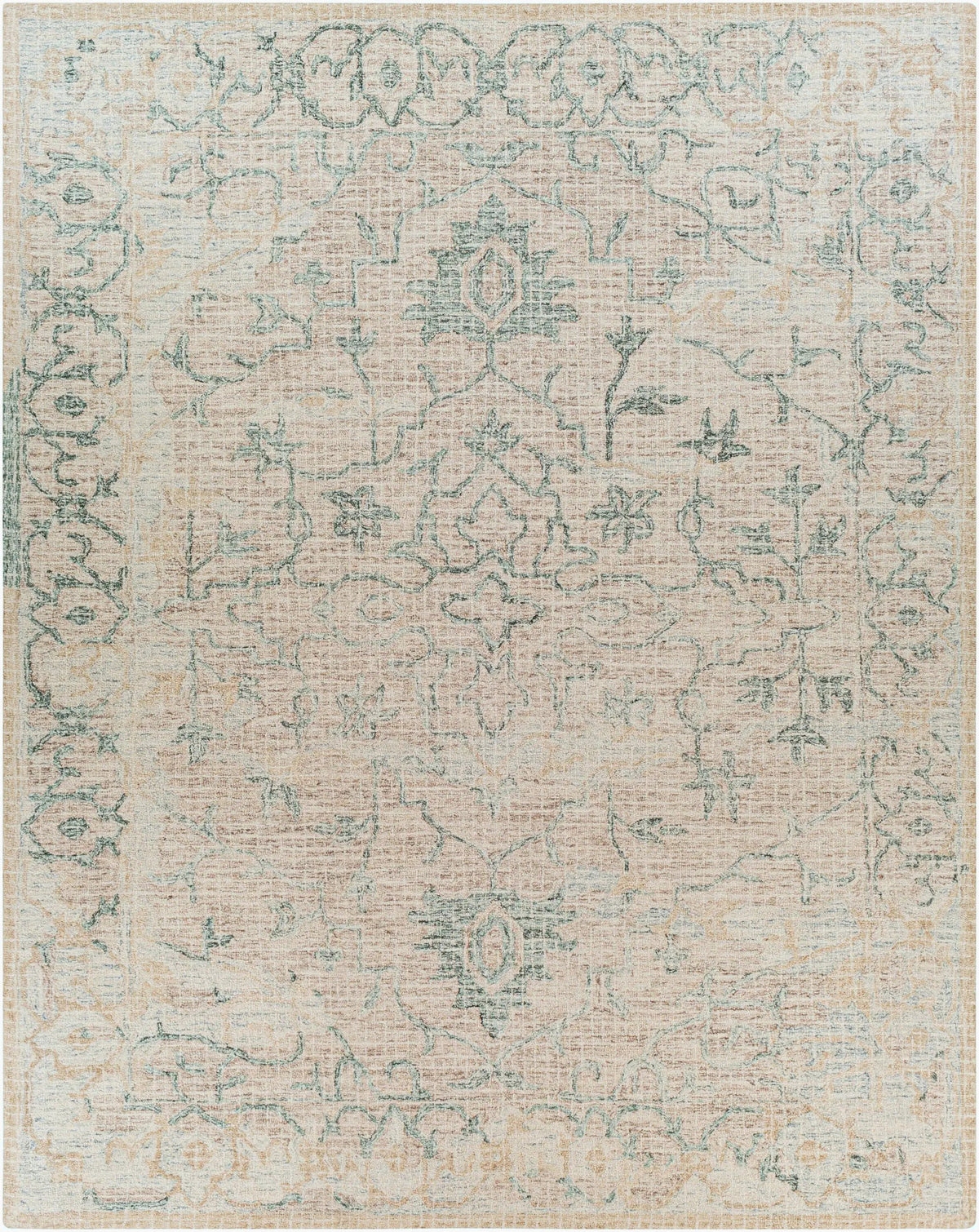 LIVABLISS Piastrella PST-2303 Dark-Green Area Rug