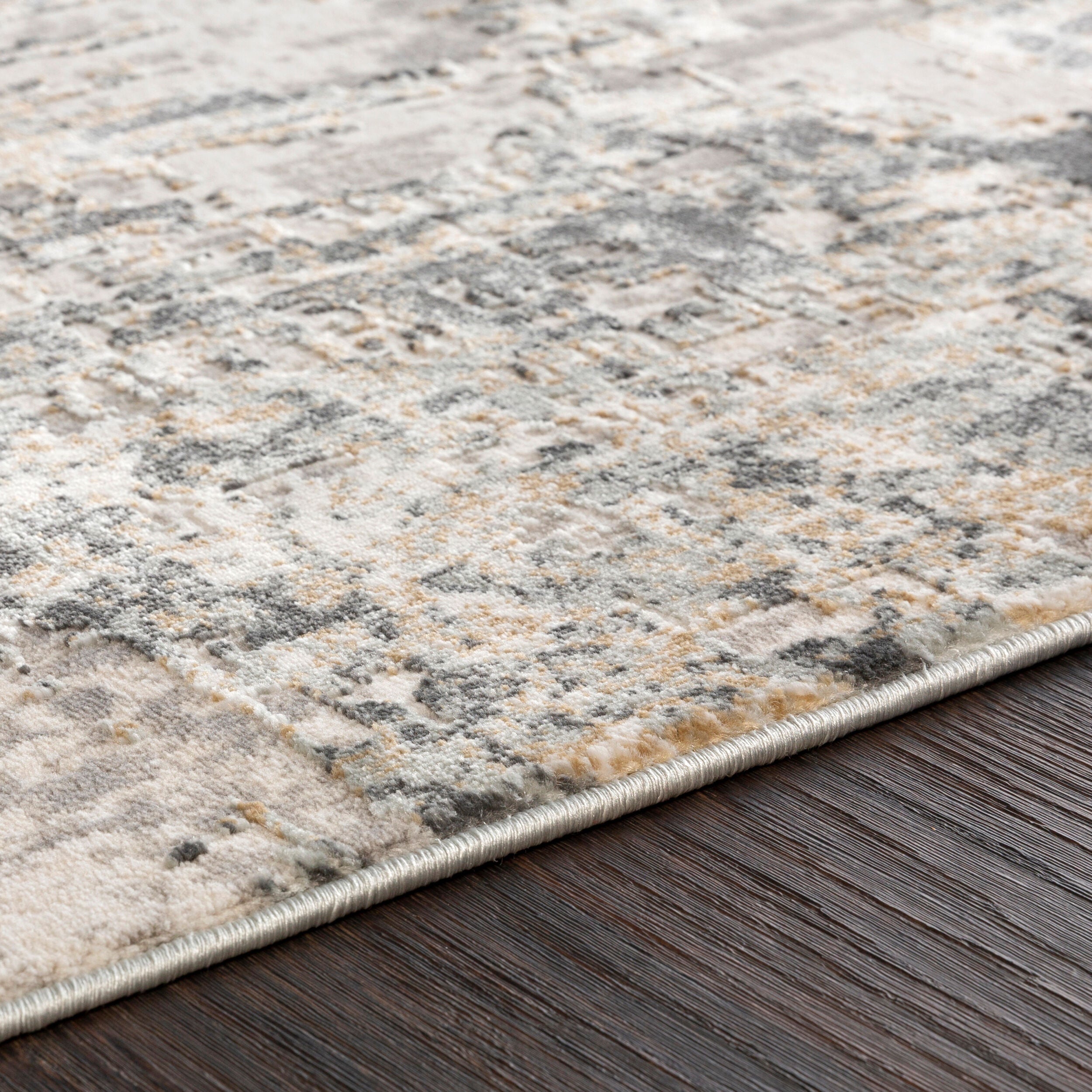 Surya Quatro QUA-2300 Gray Area Rug by LIVABLISS