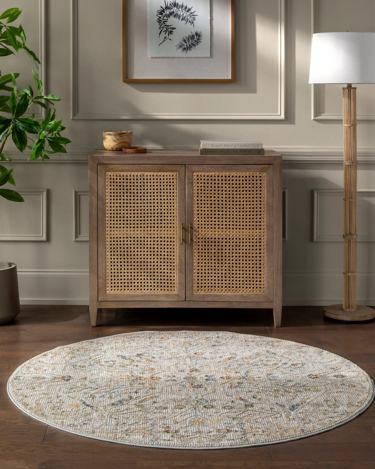 LIVABLISS Reina REN-2302 Light-Gray Area Rug