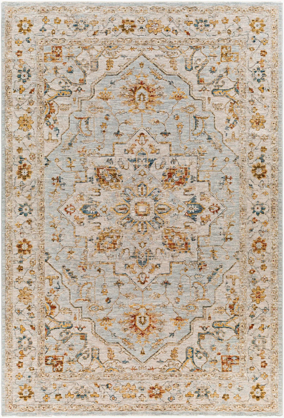 LIVABLISS Reina REN-2304 Light-Gray Area Rug