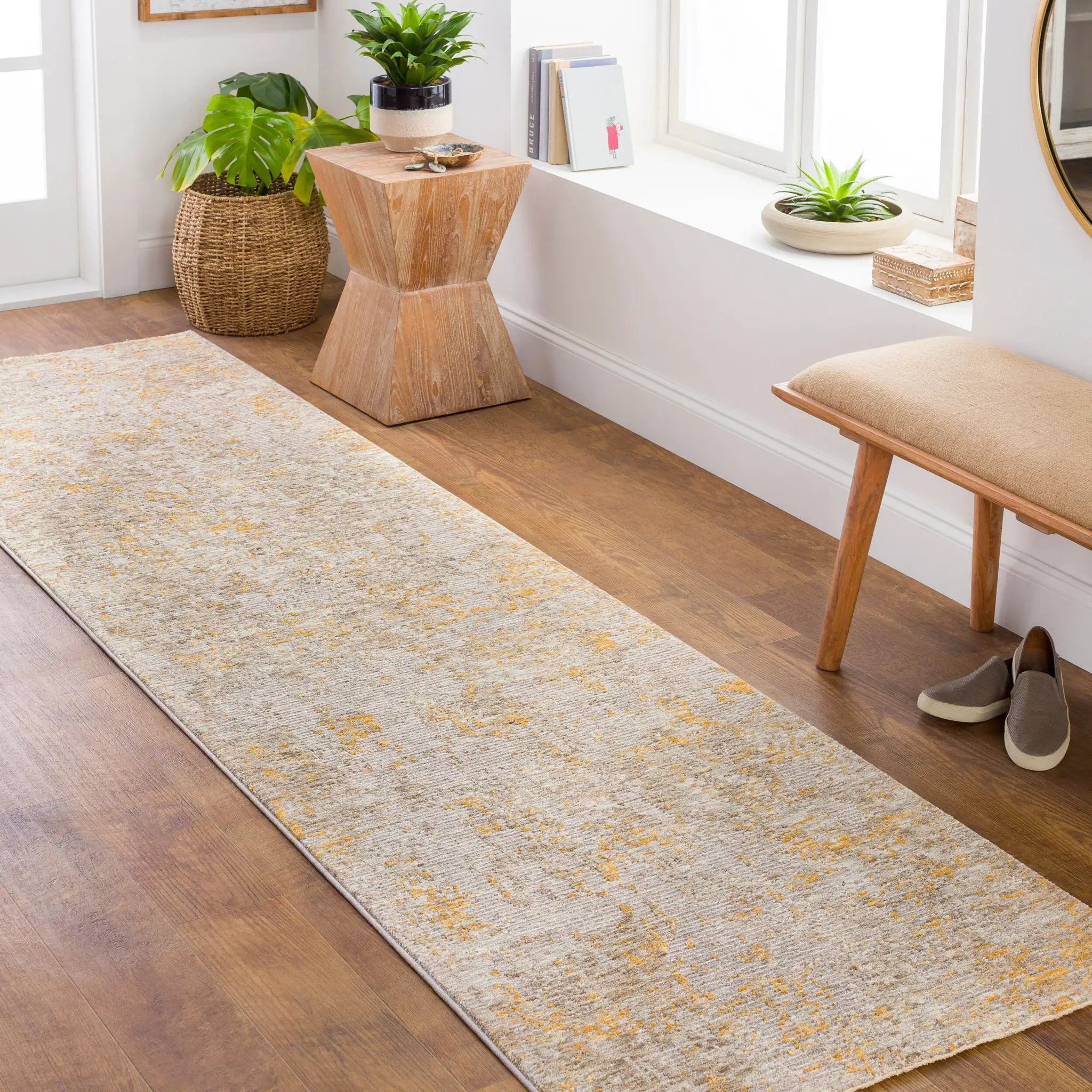 Reina REN-2310 Light-Gray Area Rug by LIVABLISS