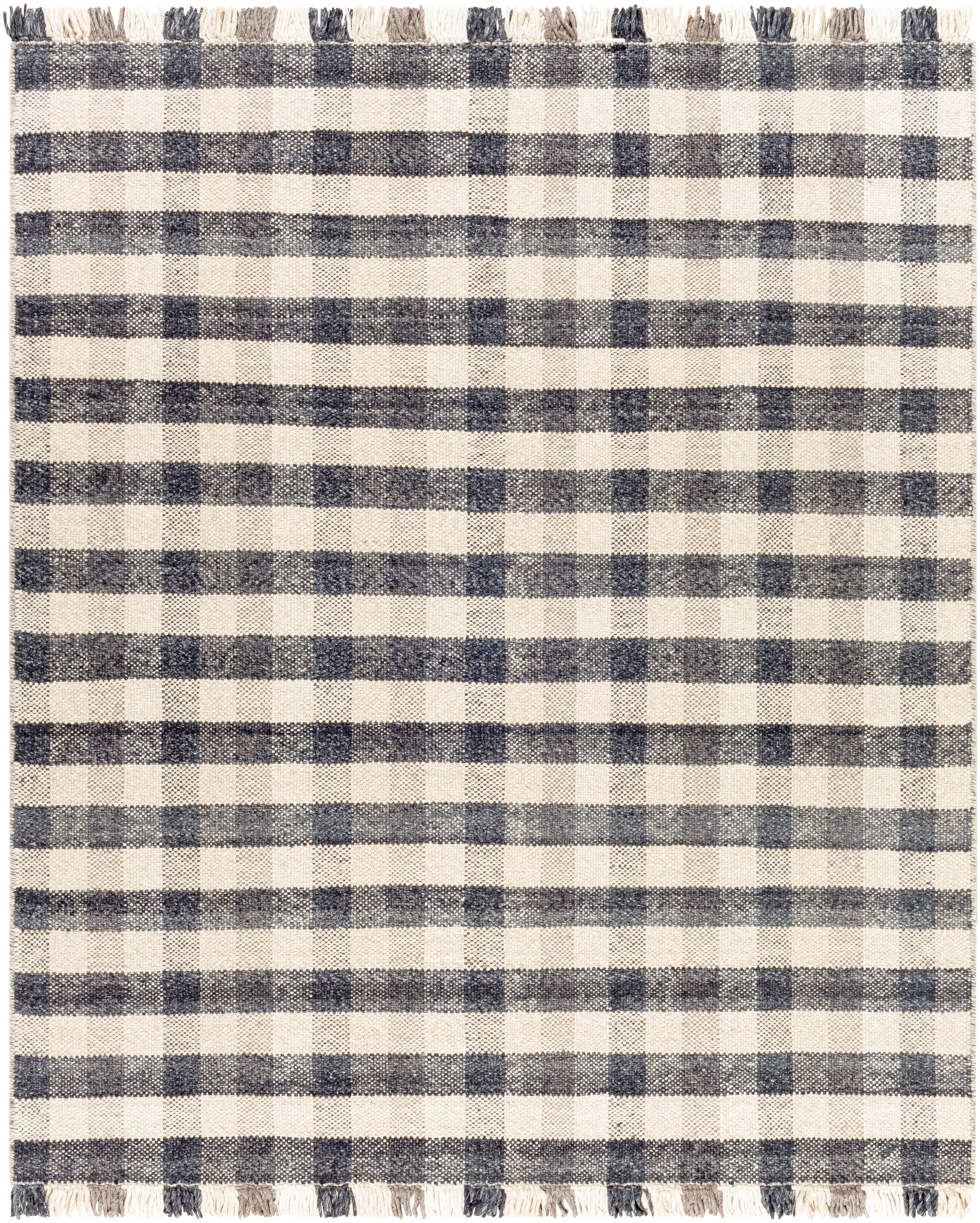 Surya Reliance RLI-2308 Charcoal Area Rug by LIVABLISS