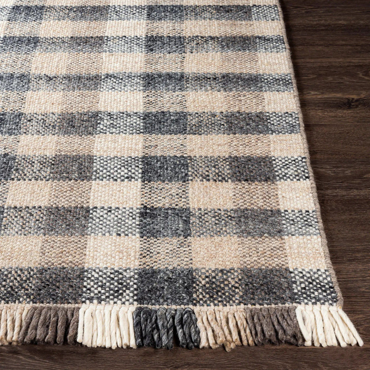 Reliance RLI-2308 Charcoal Area Rug by LIVABLISS