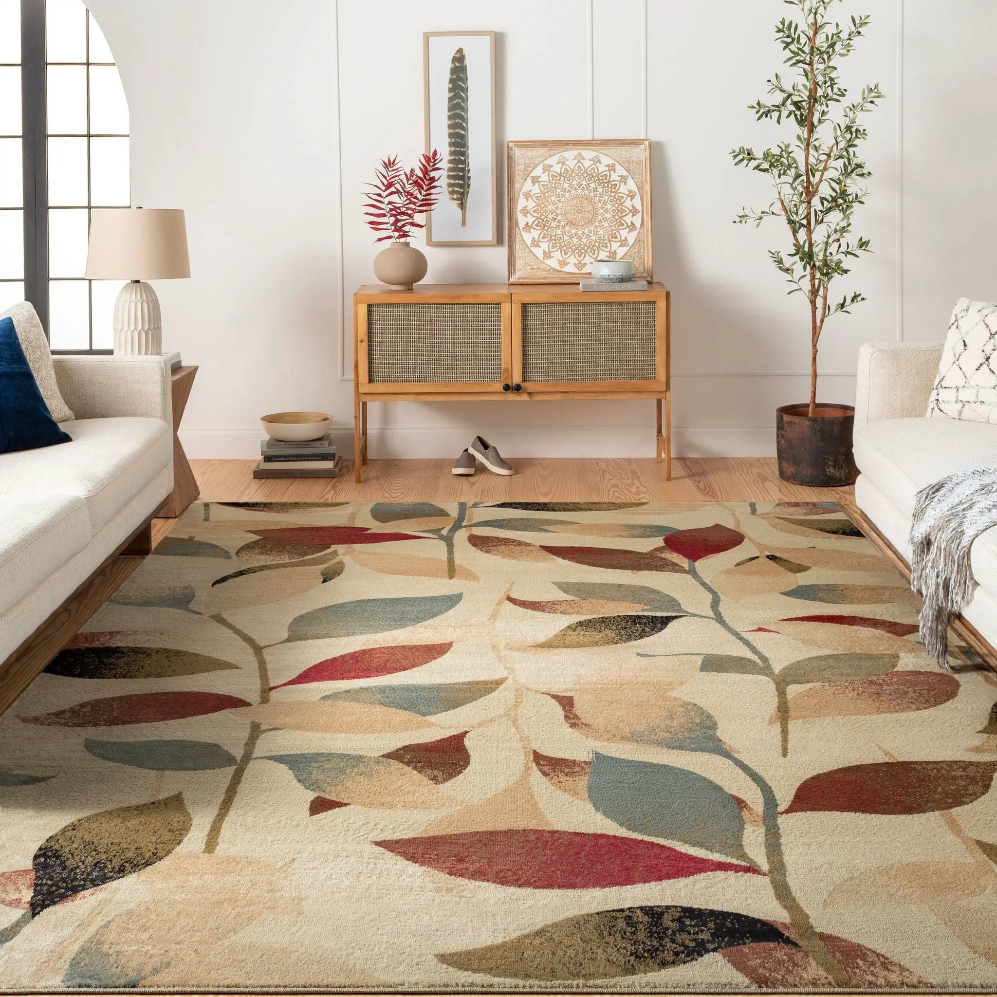Riley RLY-5010 Beige Area Rug by LIVABLISS
