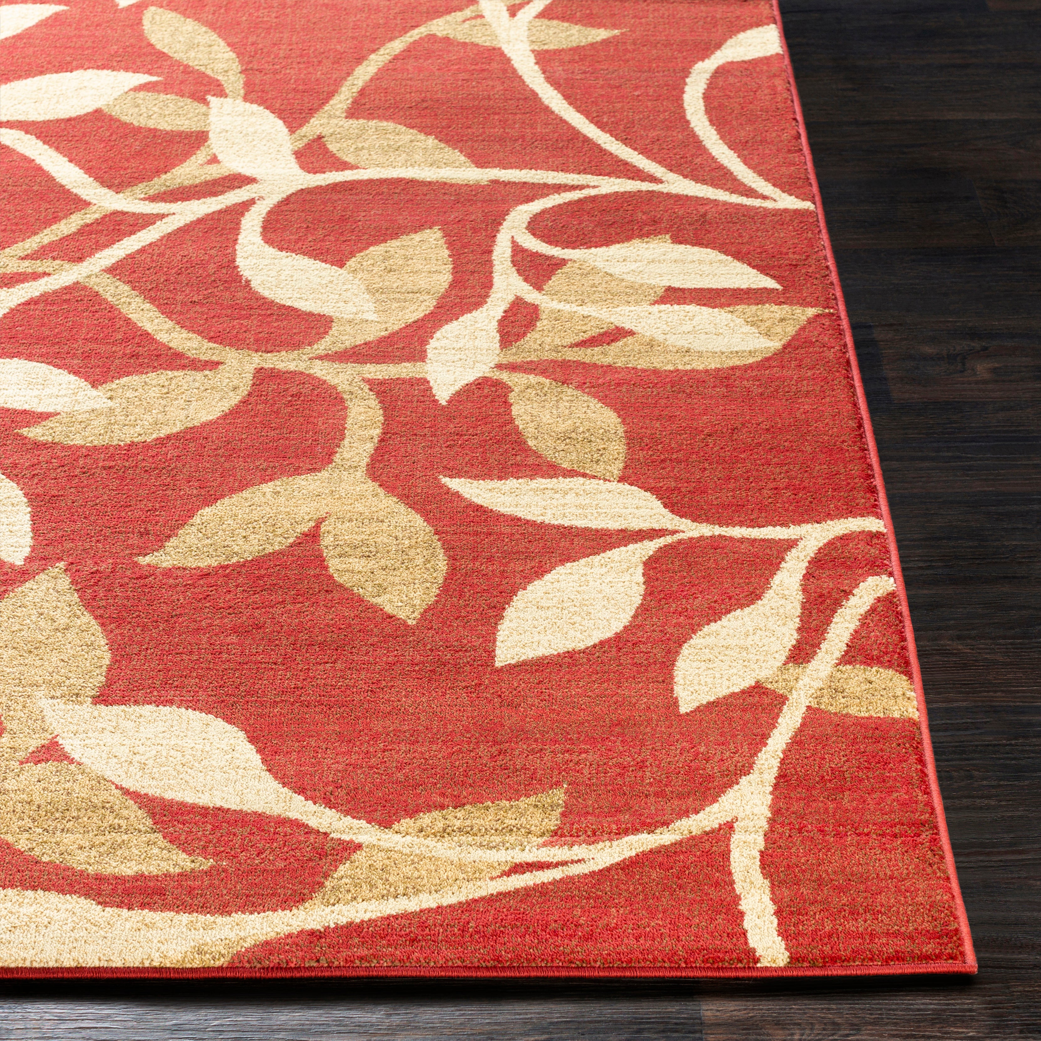 Surya Riley RLY-5011 Red Area Rug by LIVABLISS