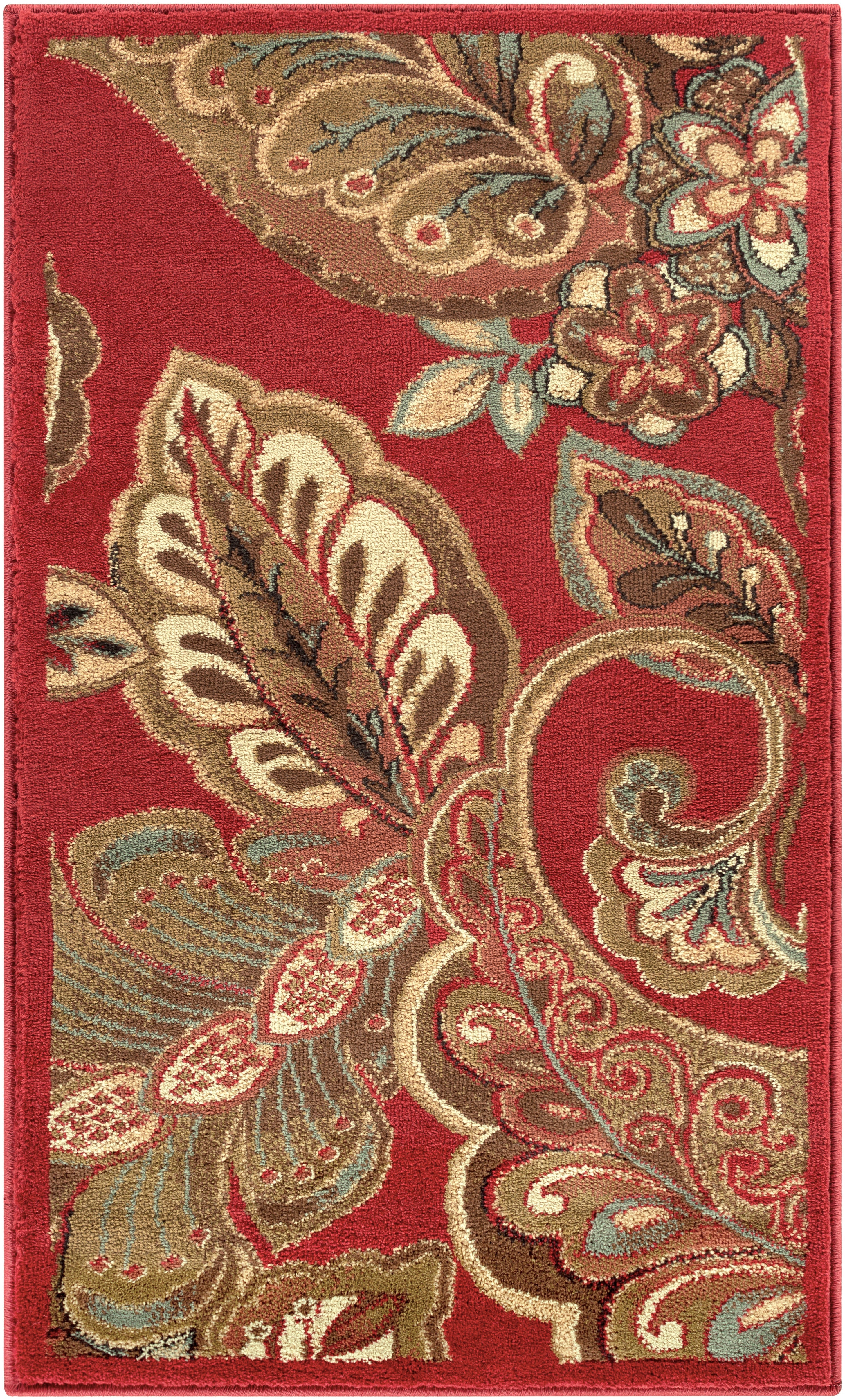 Surya Riley RLY-5020 Red Area Rug by LIVABLISS