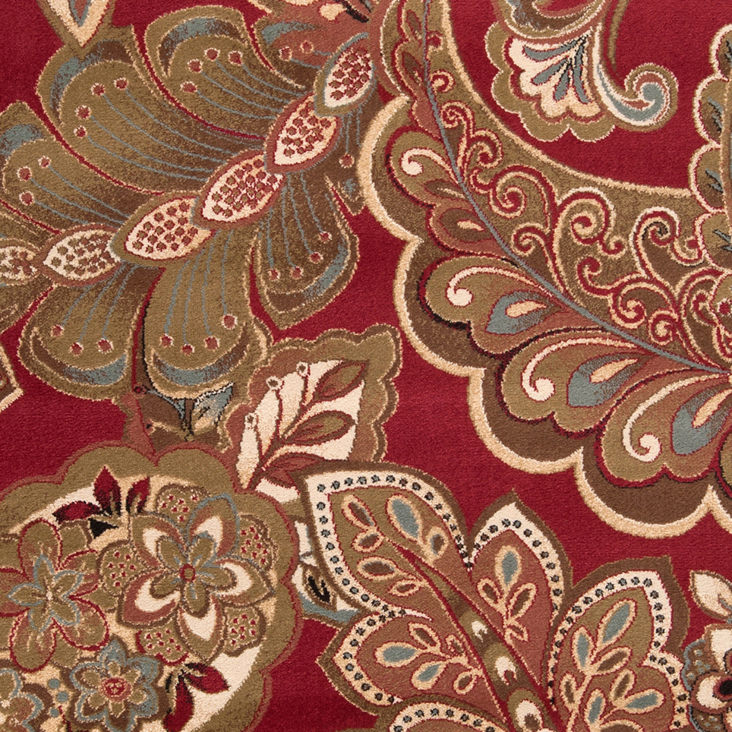 Surya Riley RLY-5020 Red Area Rug by LIVABLISS