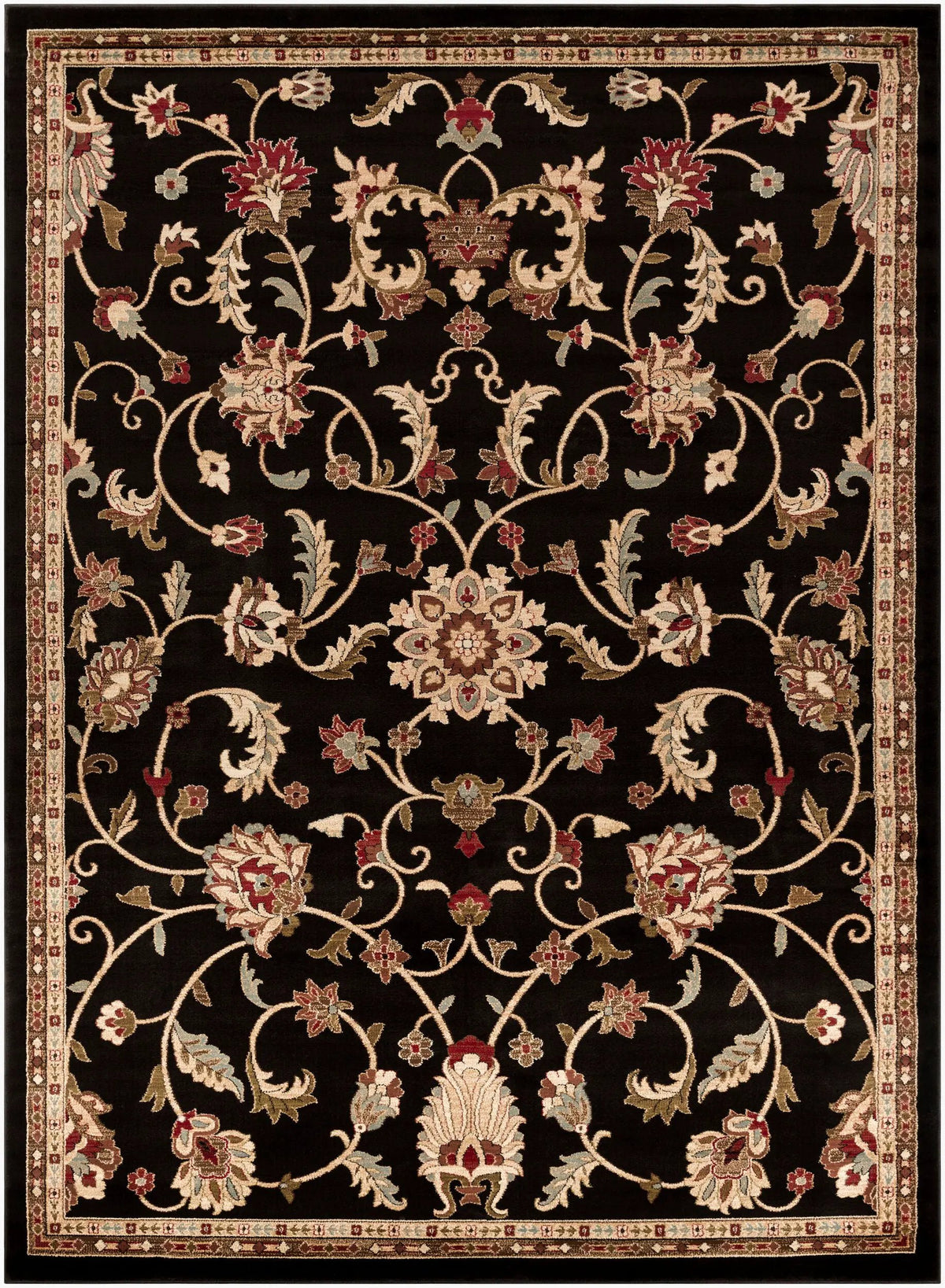 LIVABLISS Riley RLY-5025 Black Area Rug