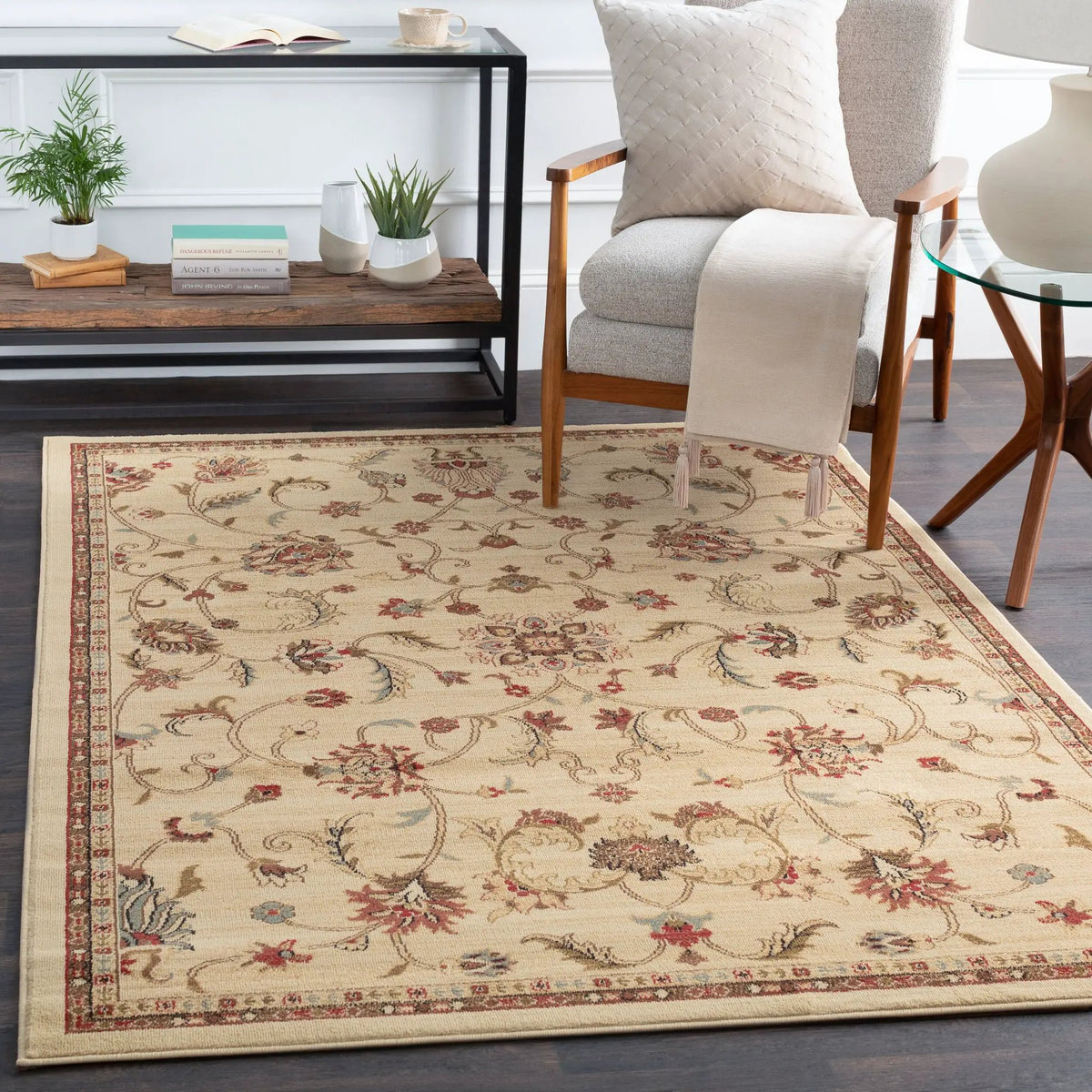 LIVABLISS Riley RLY-5026 Beige Area Rug